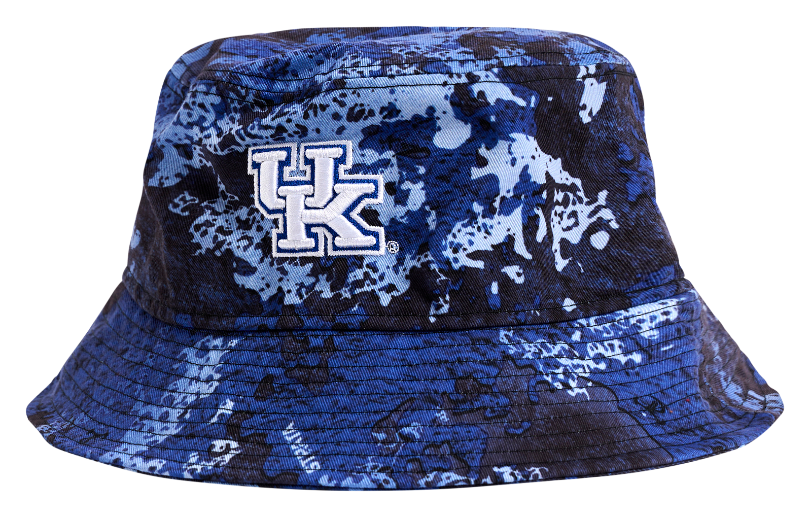 Image of Lusso Westlynn Fashion Collegiate Bucket Hat - University of Kentucky - TrueTimber Strata Blue