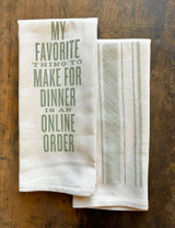 Image of Southern Fried Design My Favorite Thing To Make For Dinner is an Online Order-Kitchen Towel
