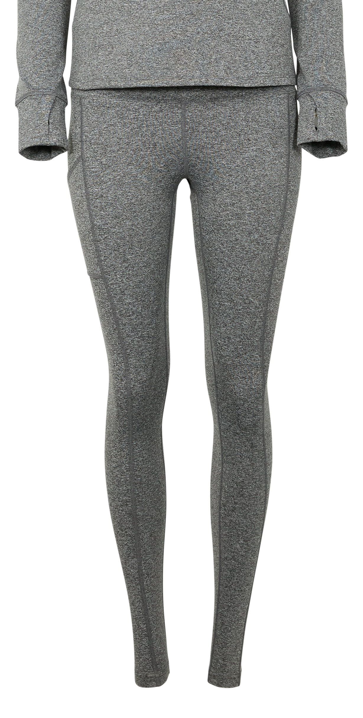 Image of Natural Reflections Frostproof Base Layer Leggings for Ladies - Heather Grey - L