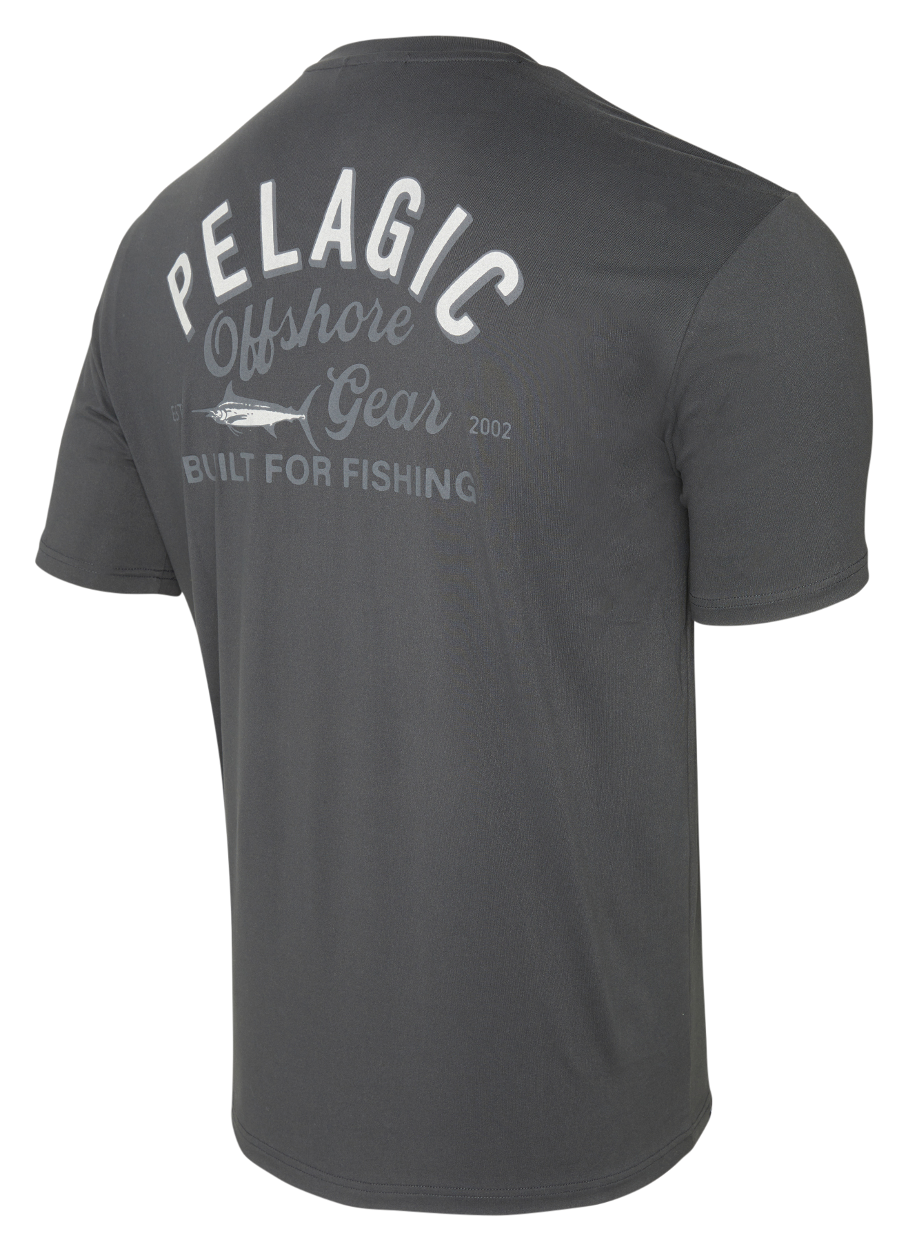 Image of Pelagic Freespool Gear Up Graphic Short-Sleeve T-Shirt - Black - M
