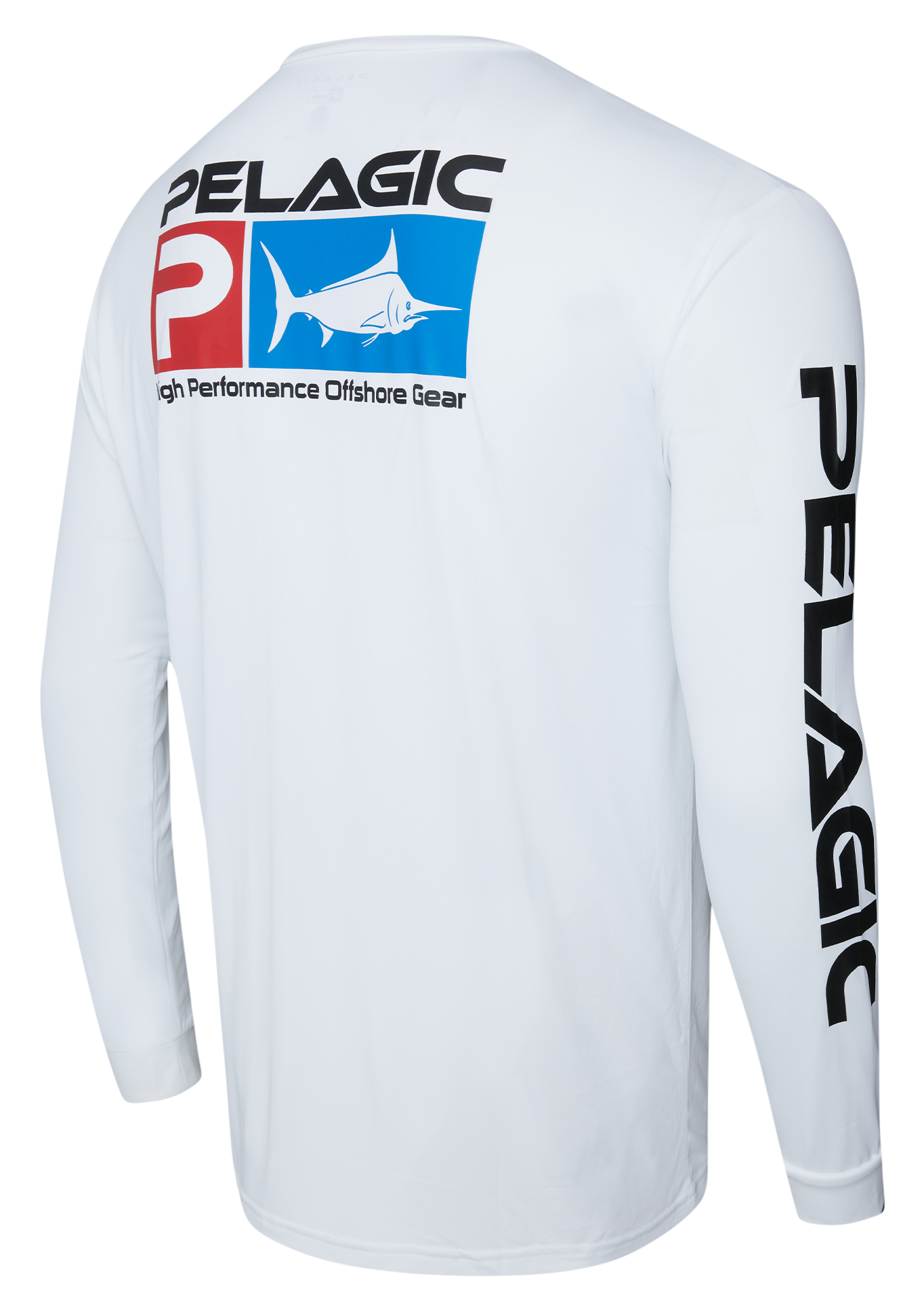 Image of Pelagic Aquatek Deluxe Long-Sleeve Fishing Shirt for Men - White - XL