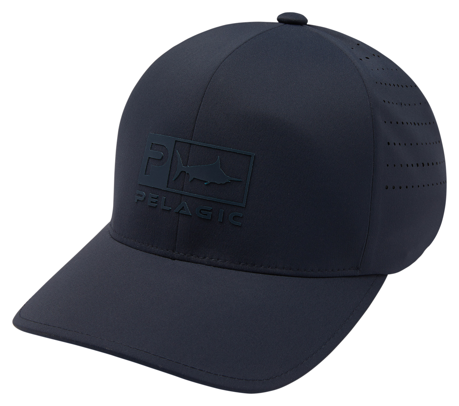 Image of Pelagic Icon Flexfit Delta Fishing Cap - Dark Navy - L/XL