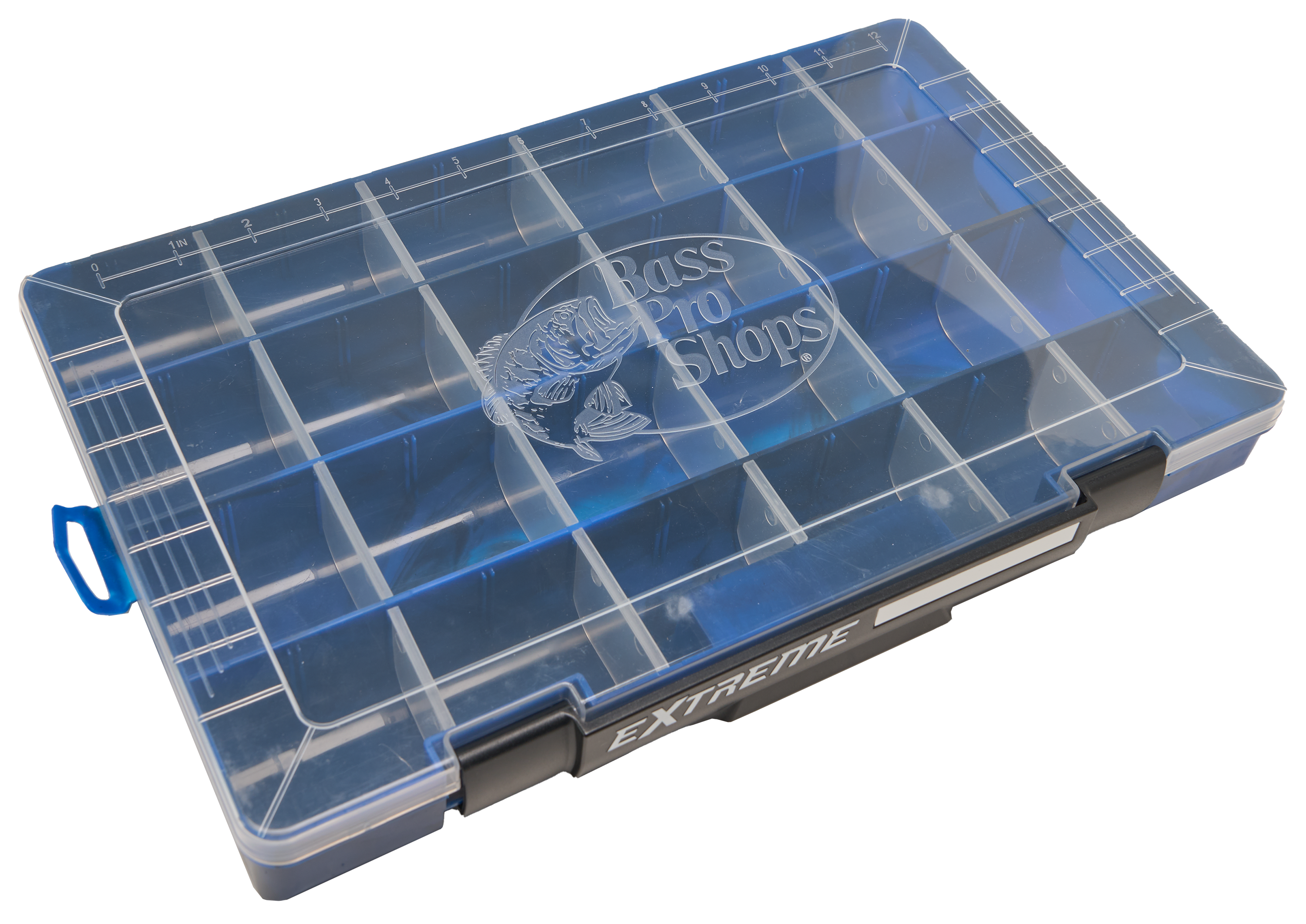 Image of "Bass Pro Shops Extreme Utility Box - Royal Blue - 13-3/4"" x 8-1/2"" x 1-3/4"""