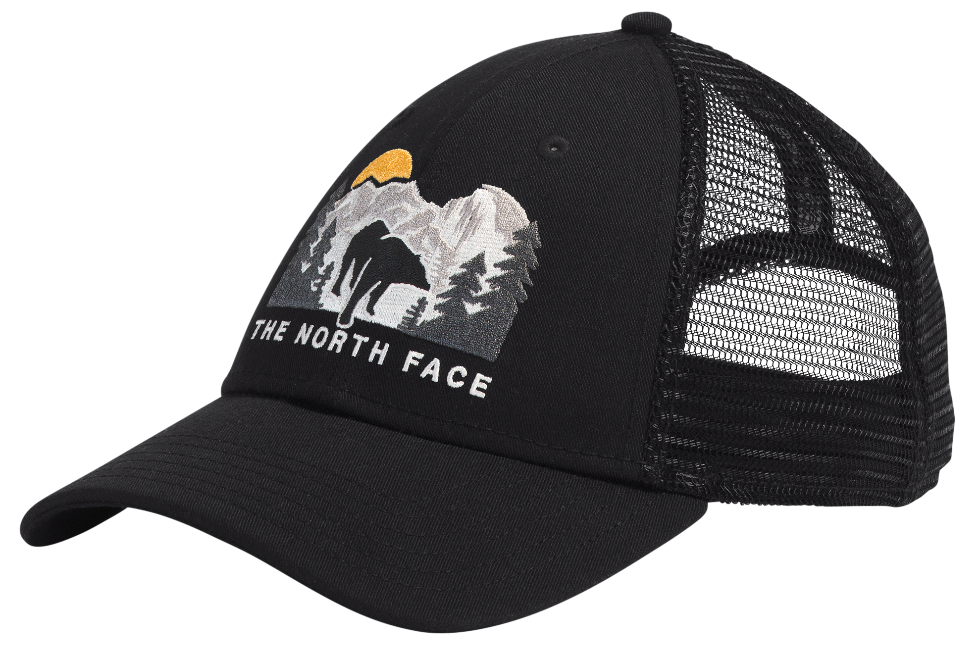 Image of The North Face Embroidered Mudder Trucker Cap - Black
