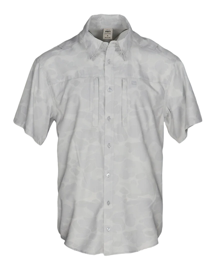 Image of Banded Catalyst Short Sleeve Fishing Shirt - Gray Camo - L