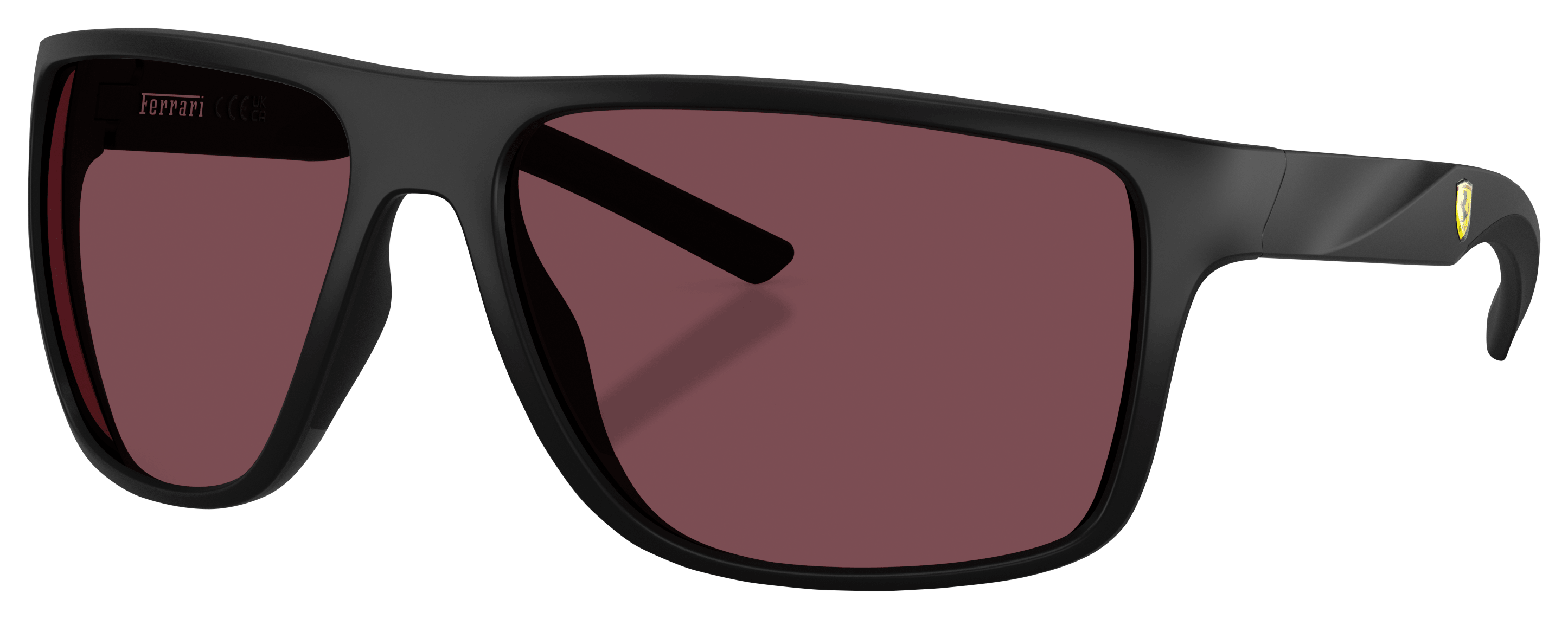 Image of Scuderia Ferrari FZ6015U Sunglasses - Matte Black/Ferrari/Burgundy