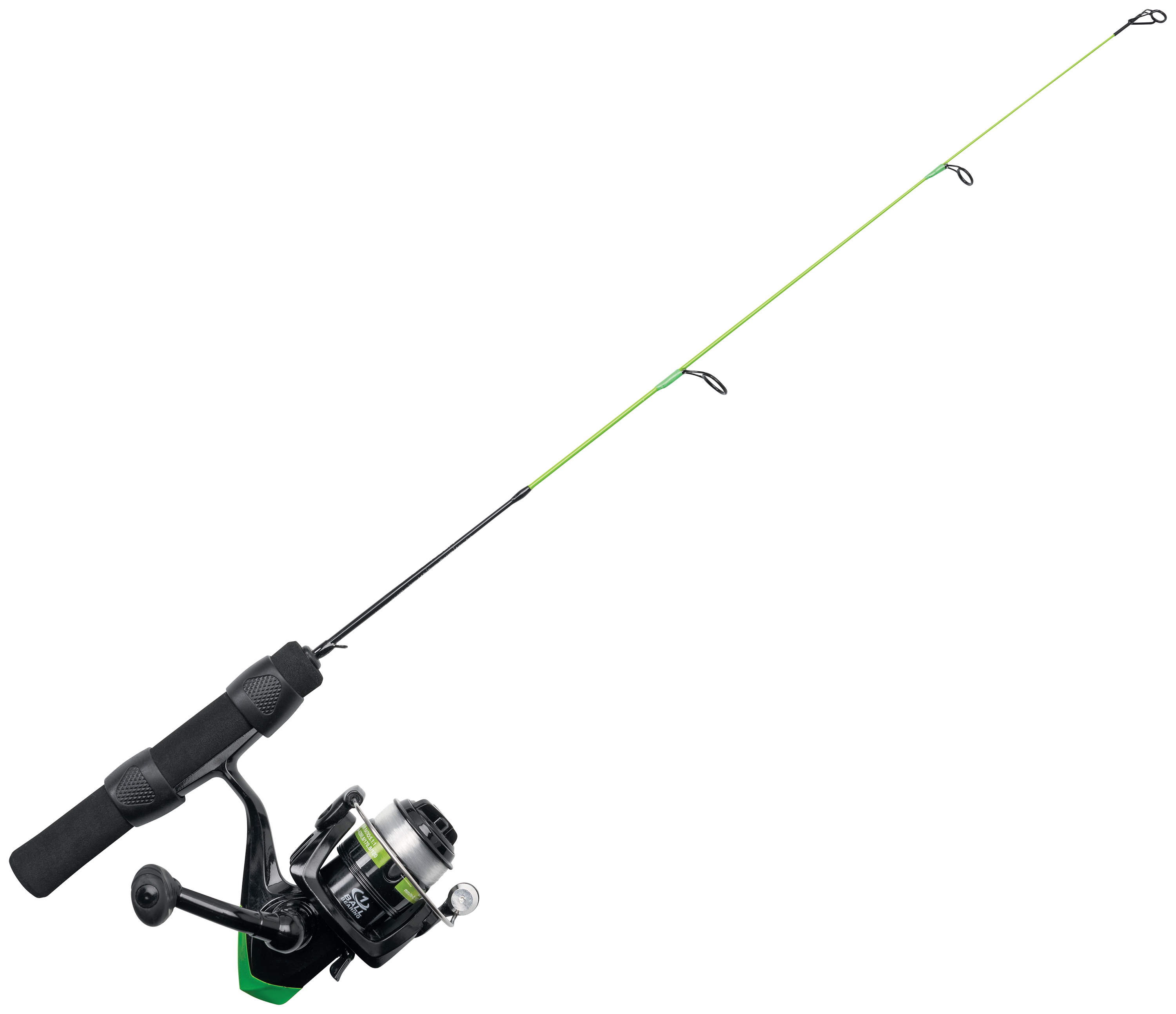 Image of "Arctic Angler Ice Spinning Combo - 28"" - Medium Heavy - Green"