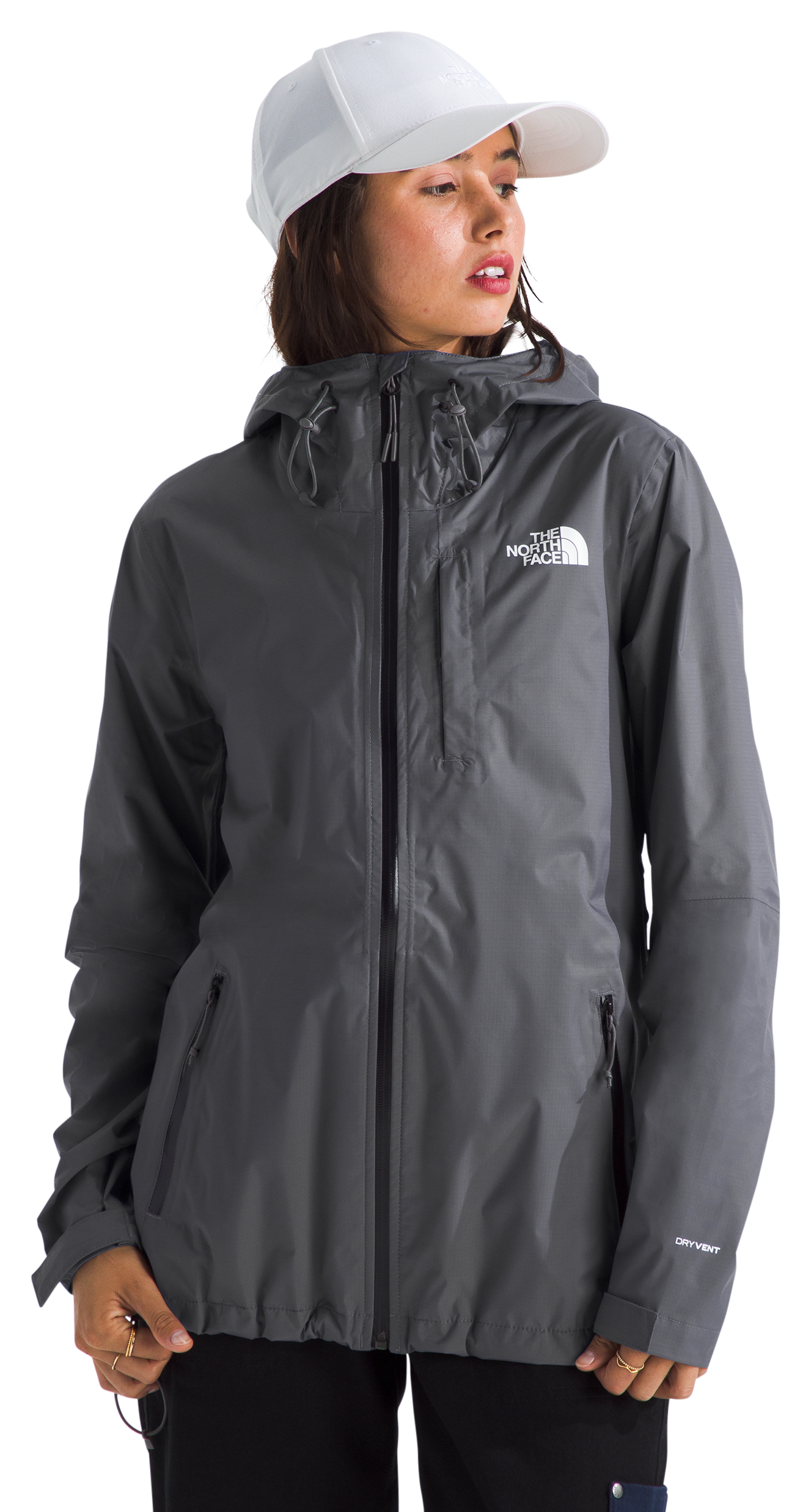 Image of The North Face Alta Vista Rain Jacket for Ladies - Smoked Pearl - L