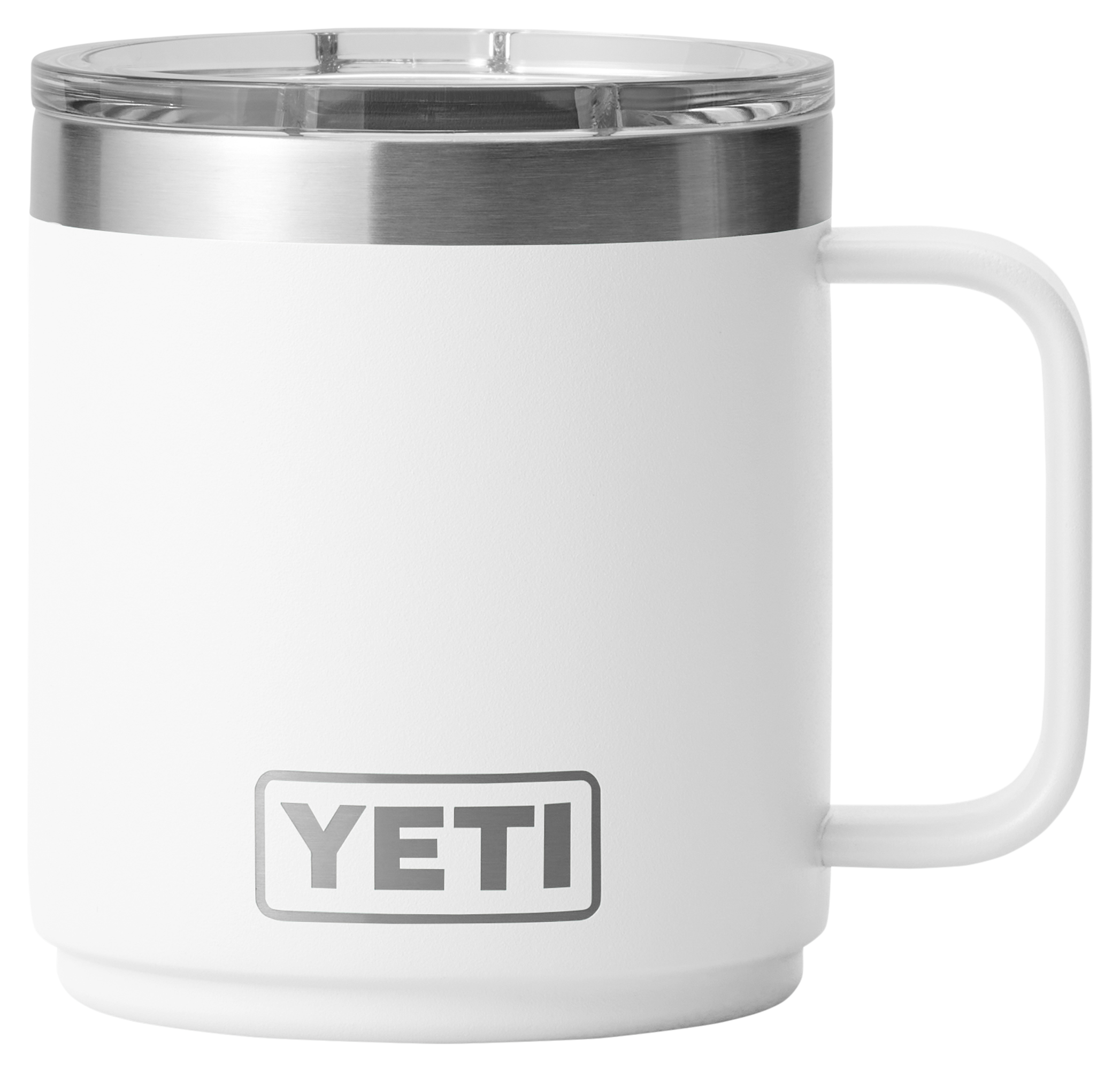Image of YETI Rambler Stackable Ceramic-Lined 10-Oz. Mug with MagSlider Lid - White