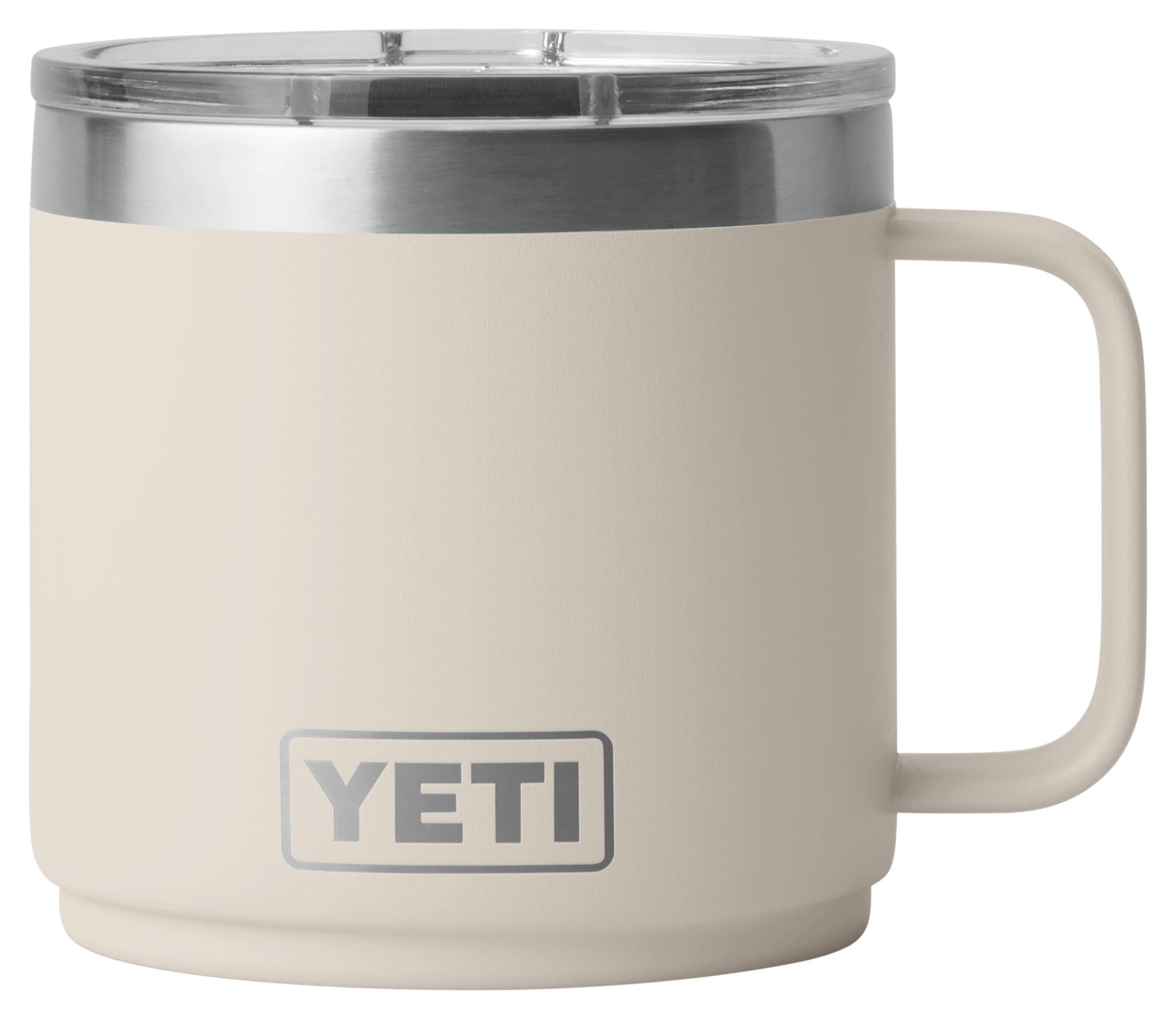 Image of YETI Rambler Stackable Ceramic-Lined Mug with MagSlider Lid - Cape Taupe - 14 oz.
