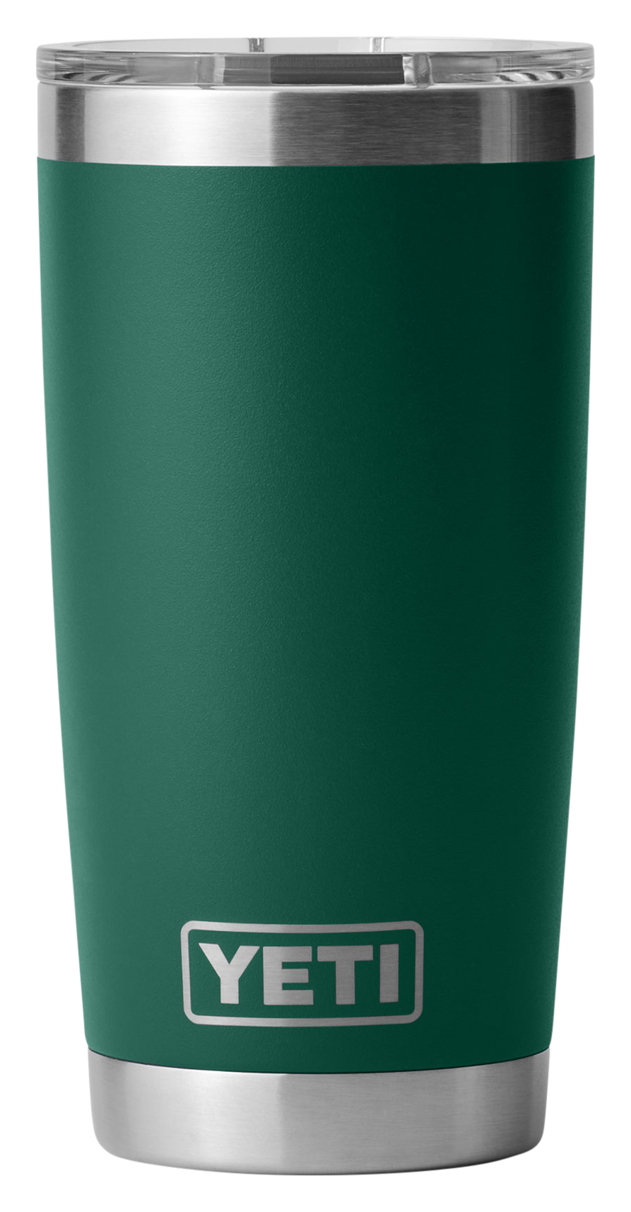 Image of YETI Rambler Tumbler with MagSlider Lid - Black Forest Green - 20 oz.