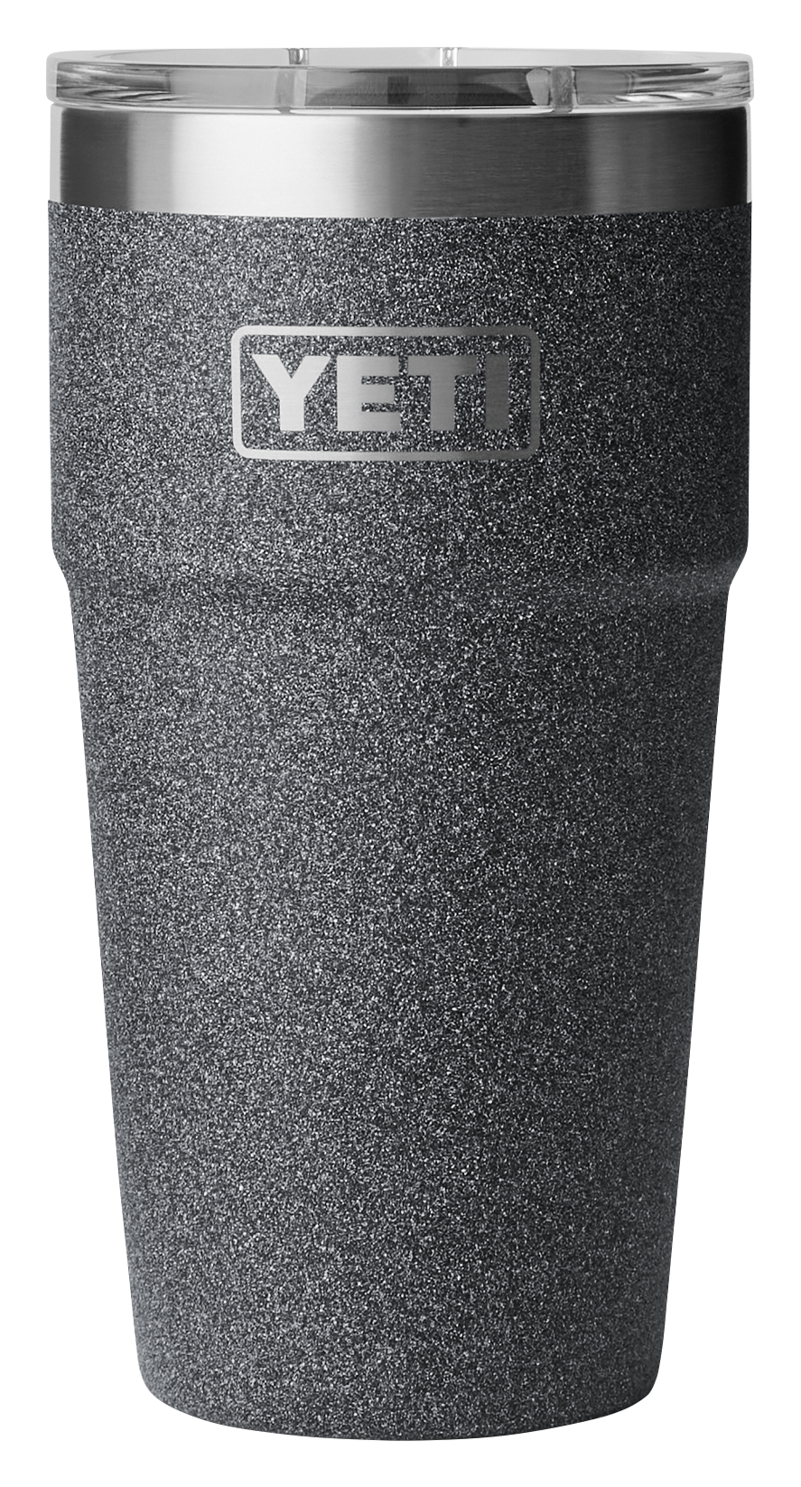 Image of YETI Rambler 20-Oz. Stackable Tumbler with MagSlider Lid - Black Stone