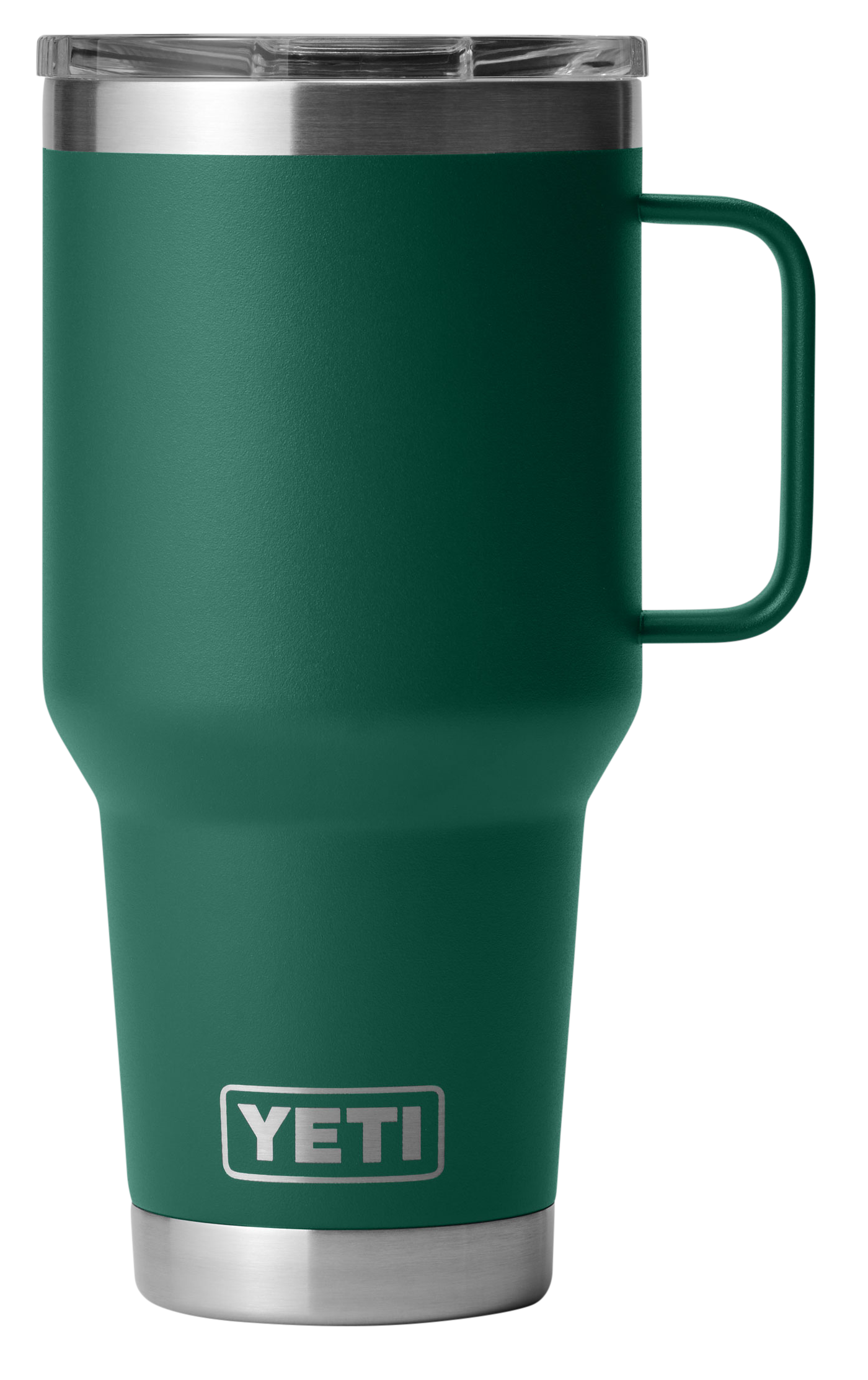 Image of YETI Rambler 30-oz. Travel Mug with Stronghold Lid - Black Forest Green