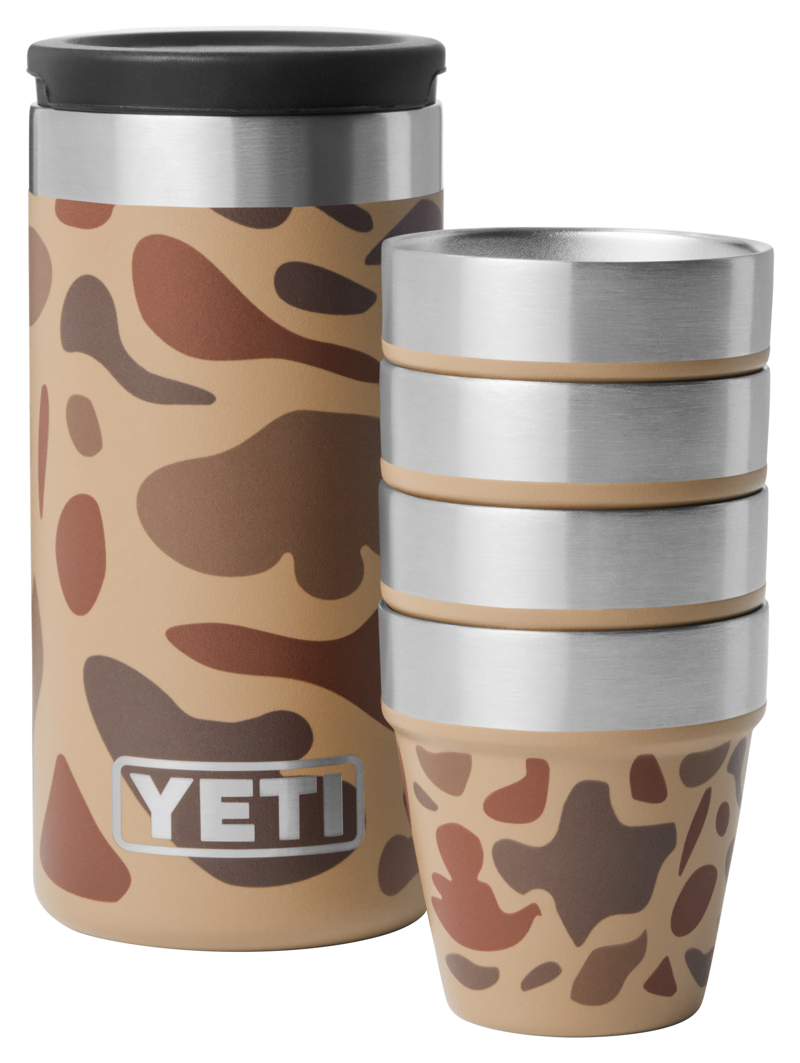 Image of YETI Shot Glasses and Carrying Case - Wetlands Camo