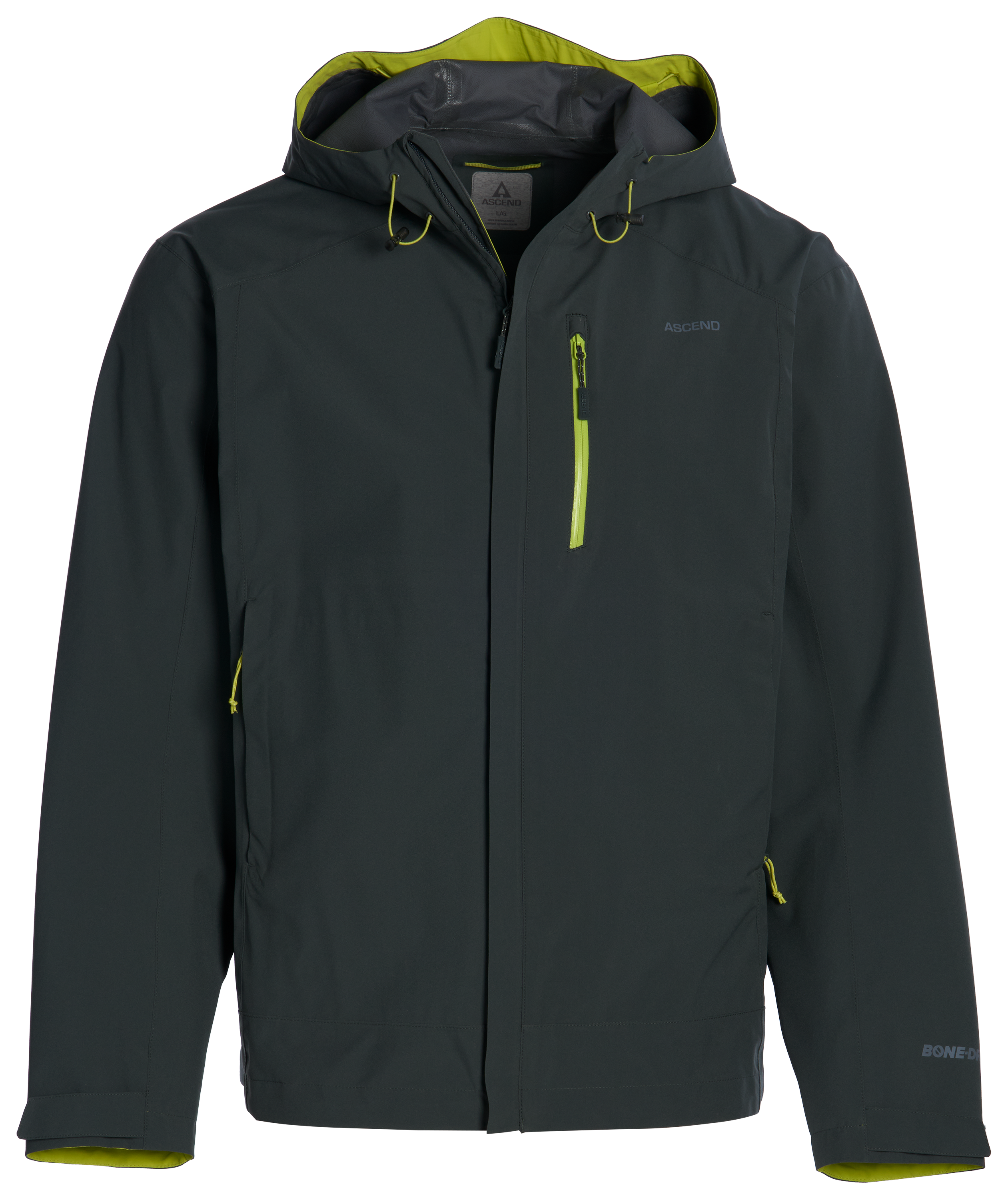 Image of Ascend Rainy River 2.5 Jacket with BONE-DRY Silver - Urban Chic