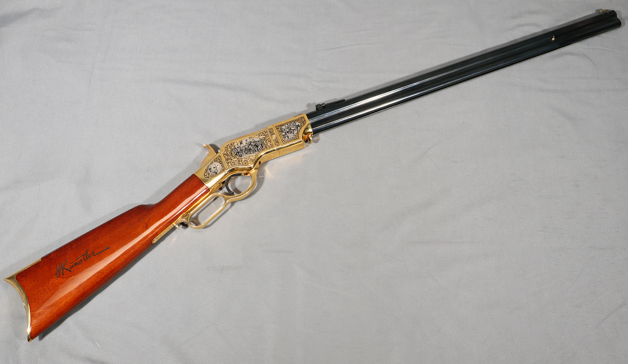 Uberti ~ Mort Kunstler Lee-Jackson Tribute Rifle ~ .44-40 Win - Bass Pro Shops