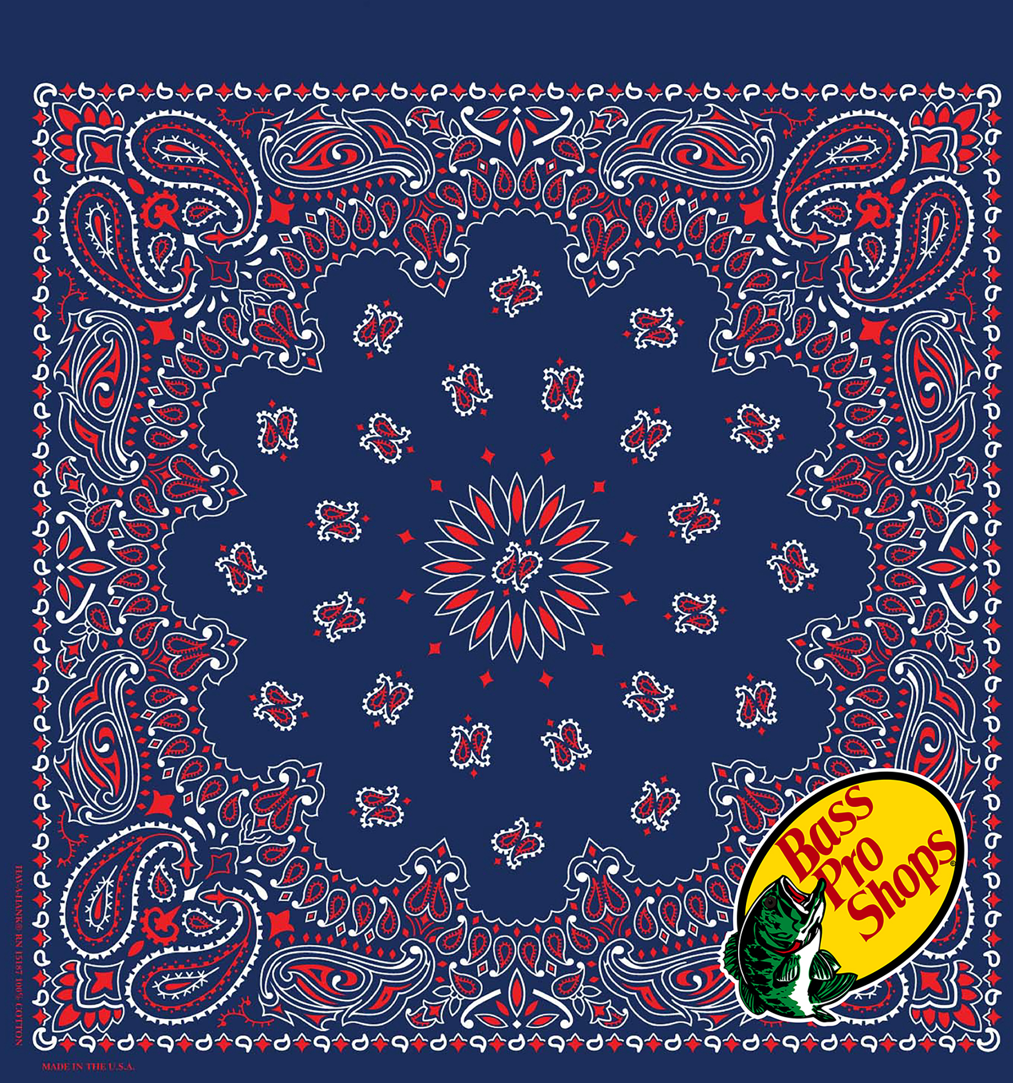 Image of Bass Pro Shops Sports Paisley Bandana