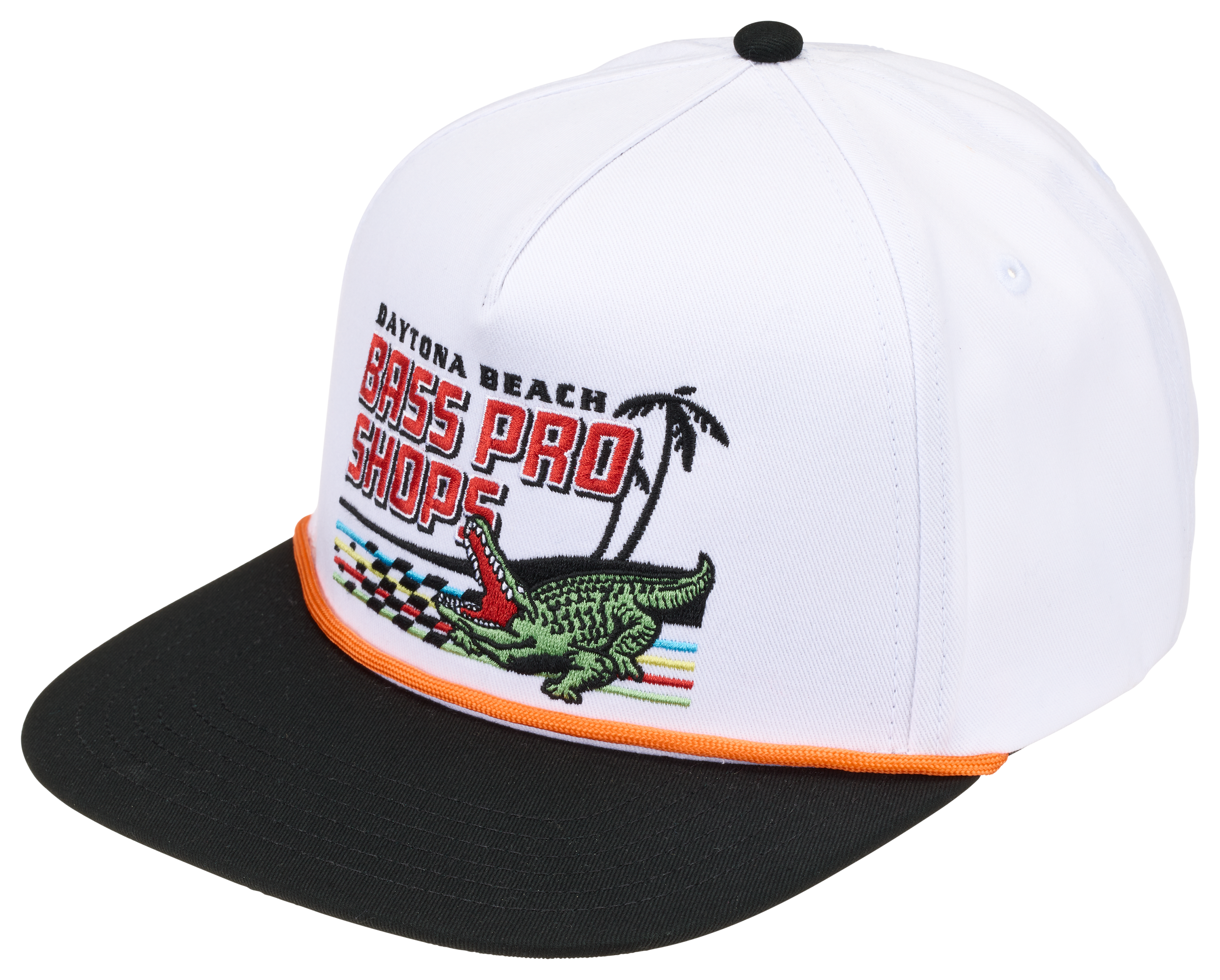 Bass Pro Shops Daytona Beach Racing Flat-Bill Snapback Cap