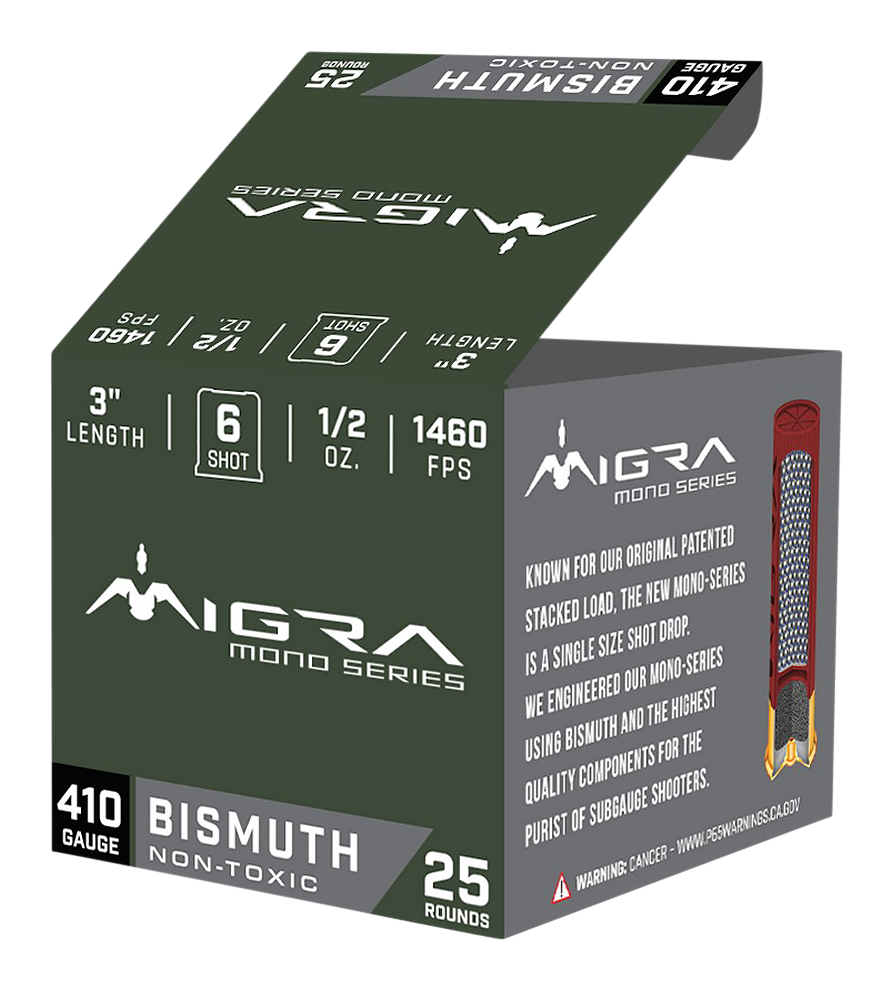 Image of Migra Ammunitions Mono Series Bismuth Shotshells - .410 Bore