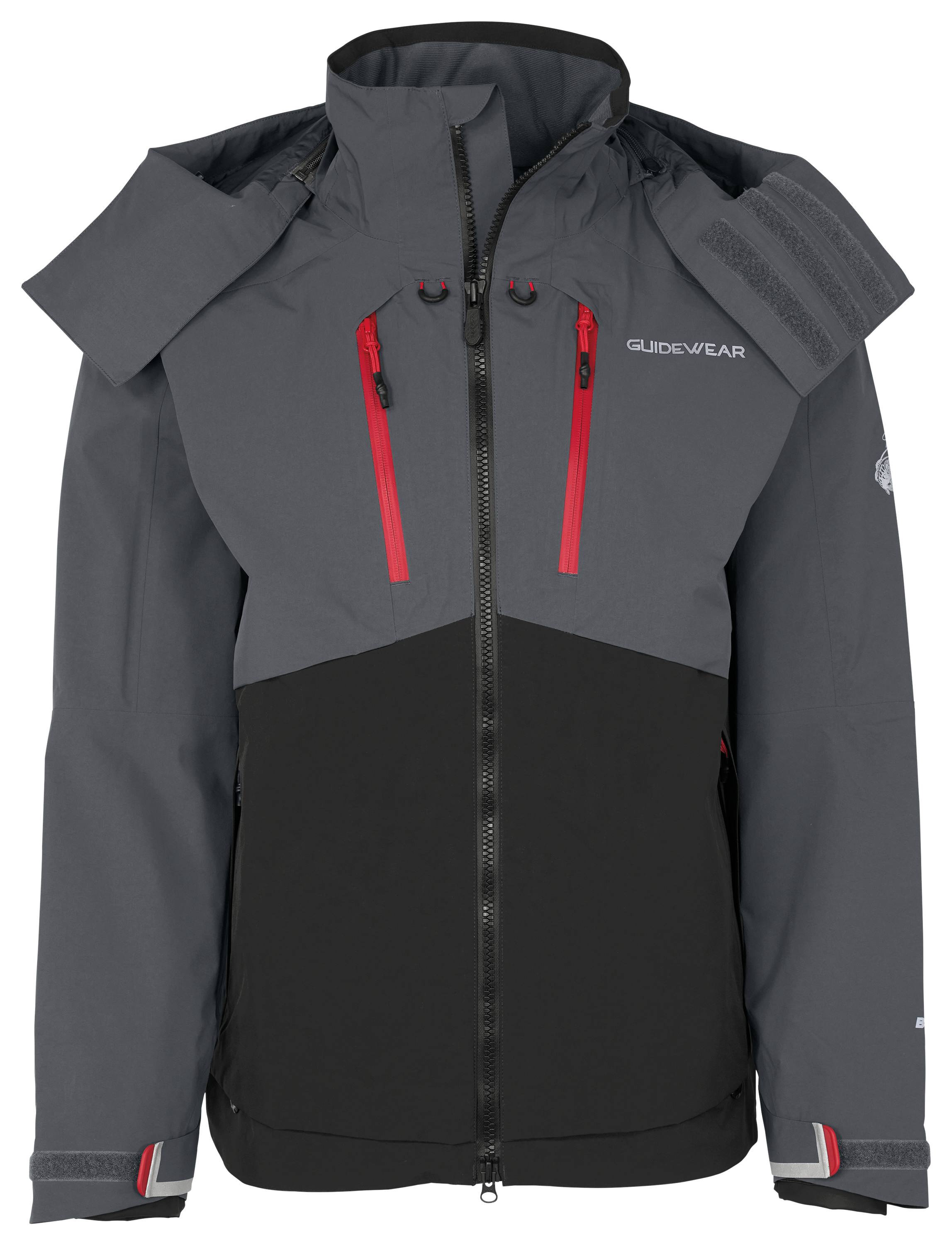 Image of Bass Pro Shops Johnny Morris Guidewear Elite 2L Jacket - Black/Grey