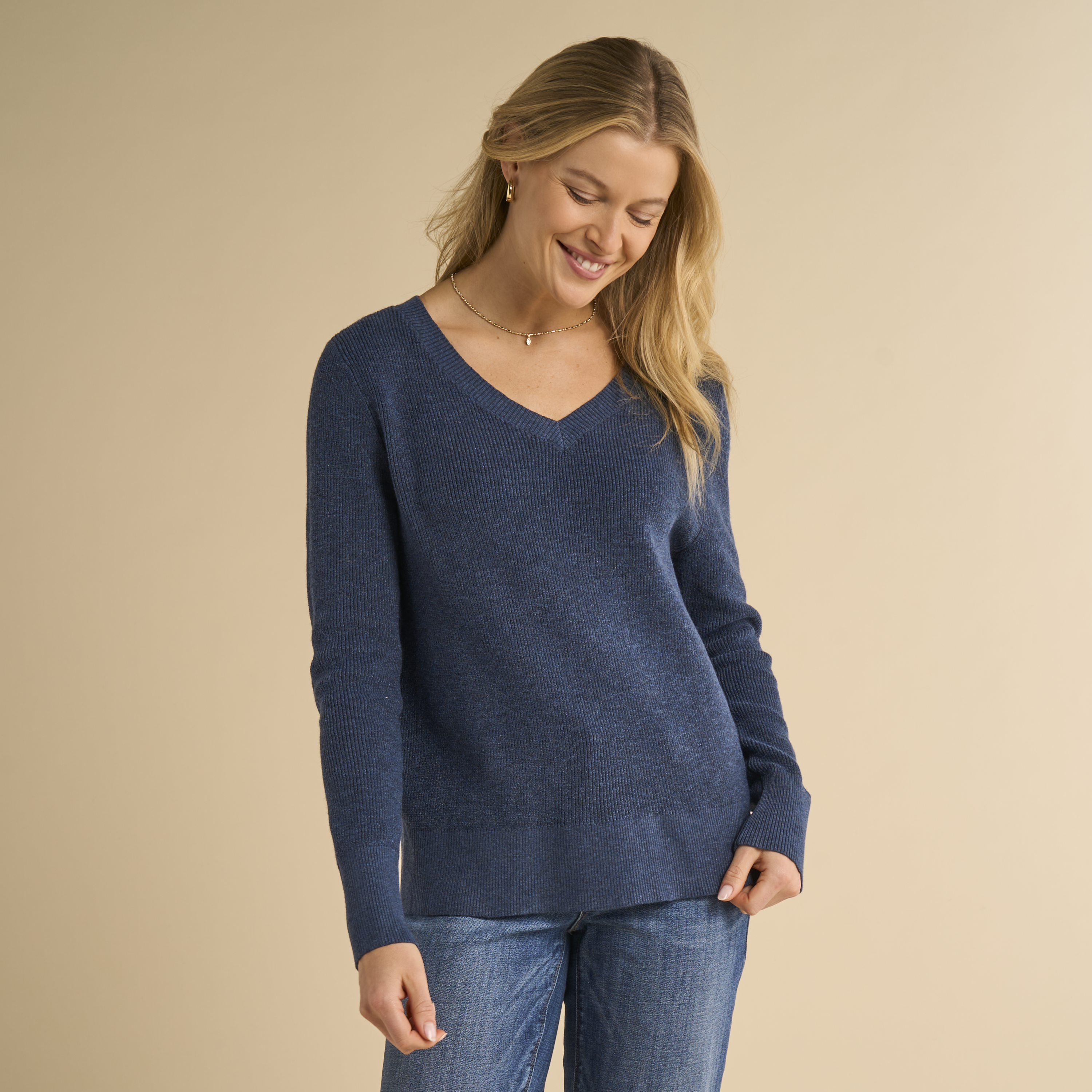 Image of Natural Reflections Cozy Time Sweater - Mood Indigo