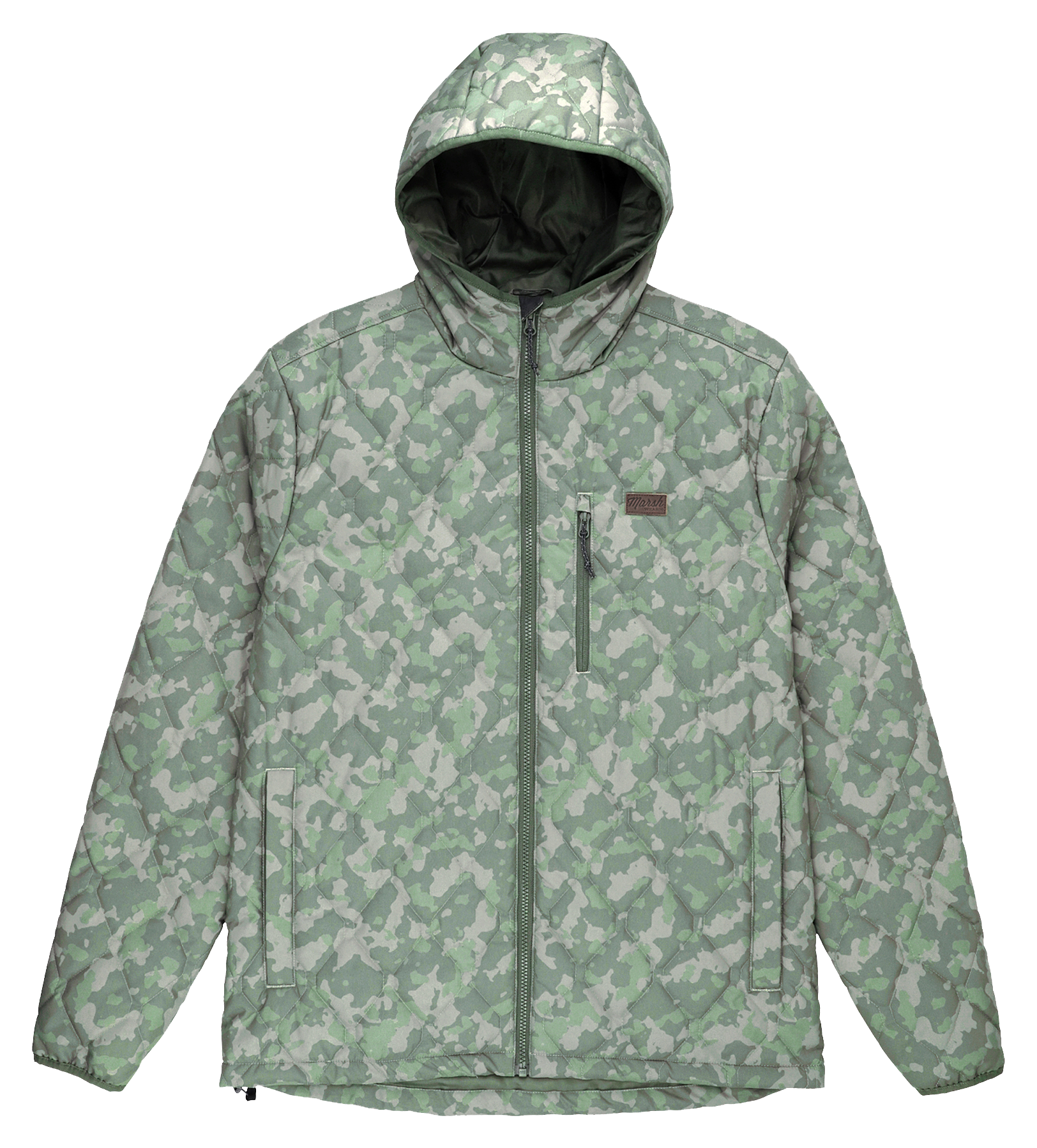 Image of Marsh Wear Barnwell Puff Jacket - Fossil Foxhole Camo - 2X