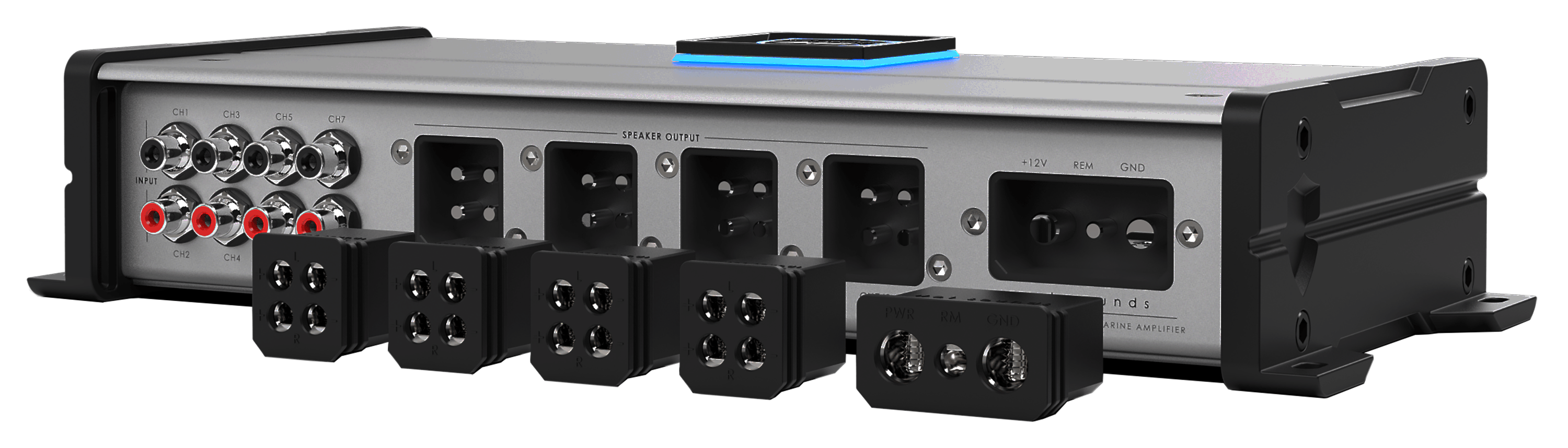 Wet Sounds HTM-8 Full-Range Class-D 8-Channel Amplifier