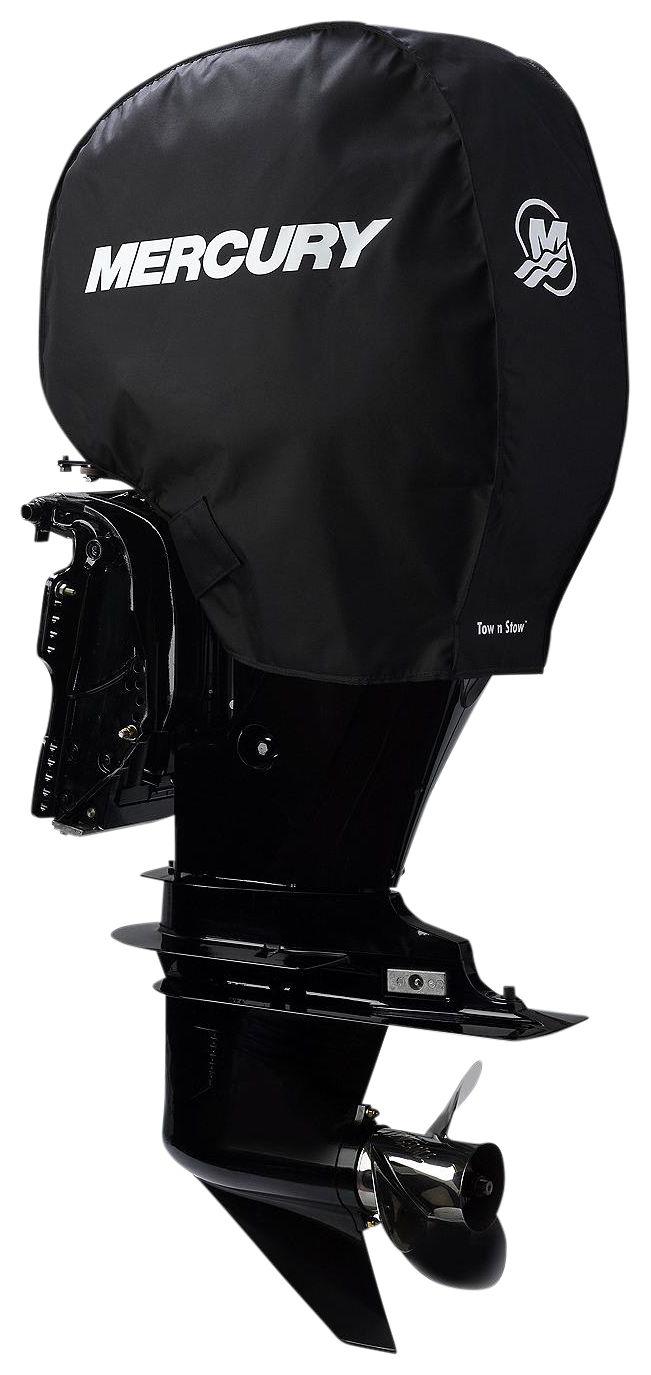 Image of Mercury Marine Tow N Stow Cover for HP Outboards - Black - 40-60 HP