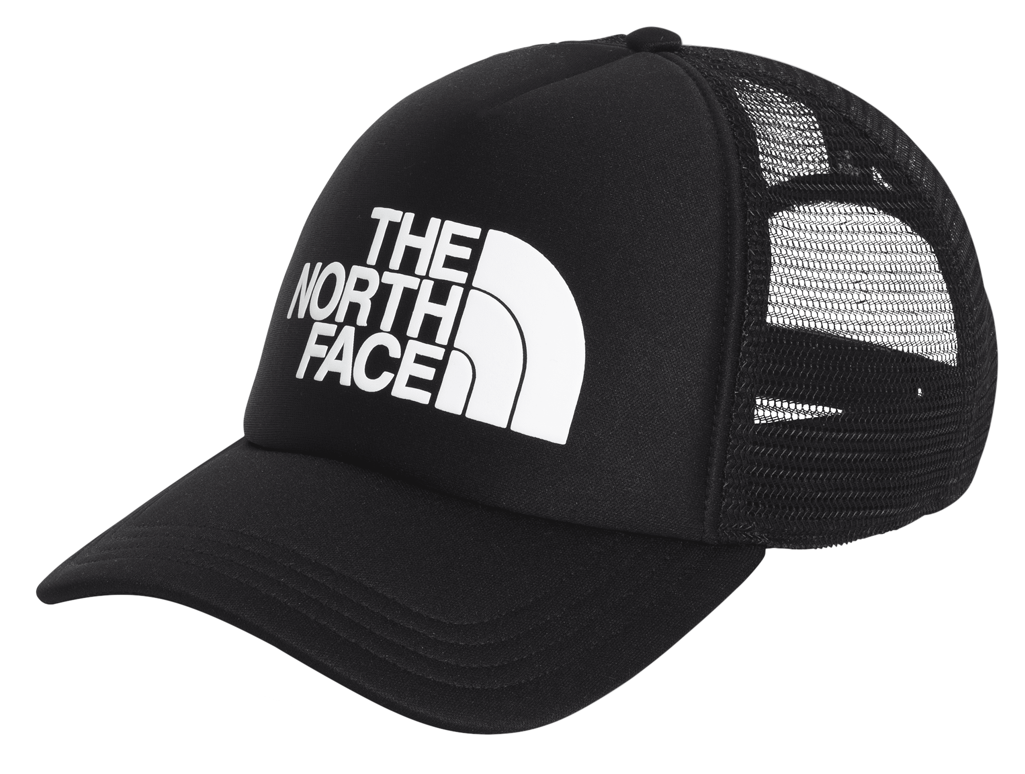 Image of The North Face TNF Logo Trucker Cap - Black