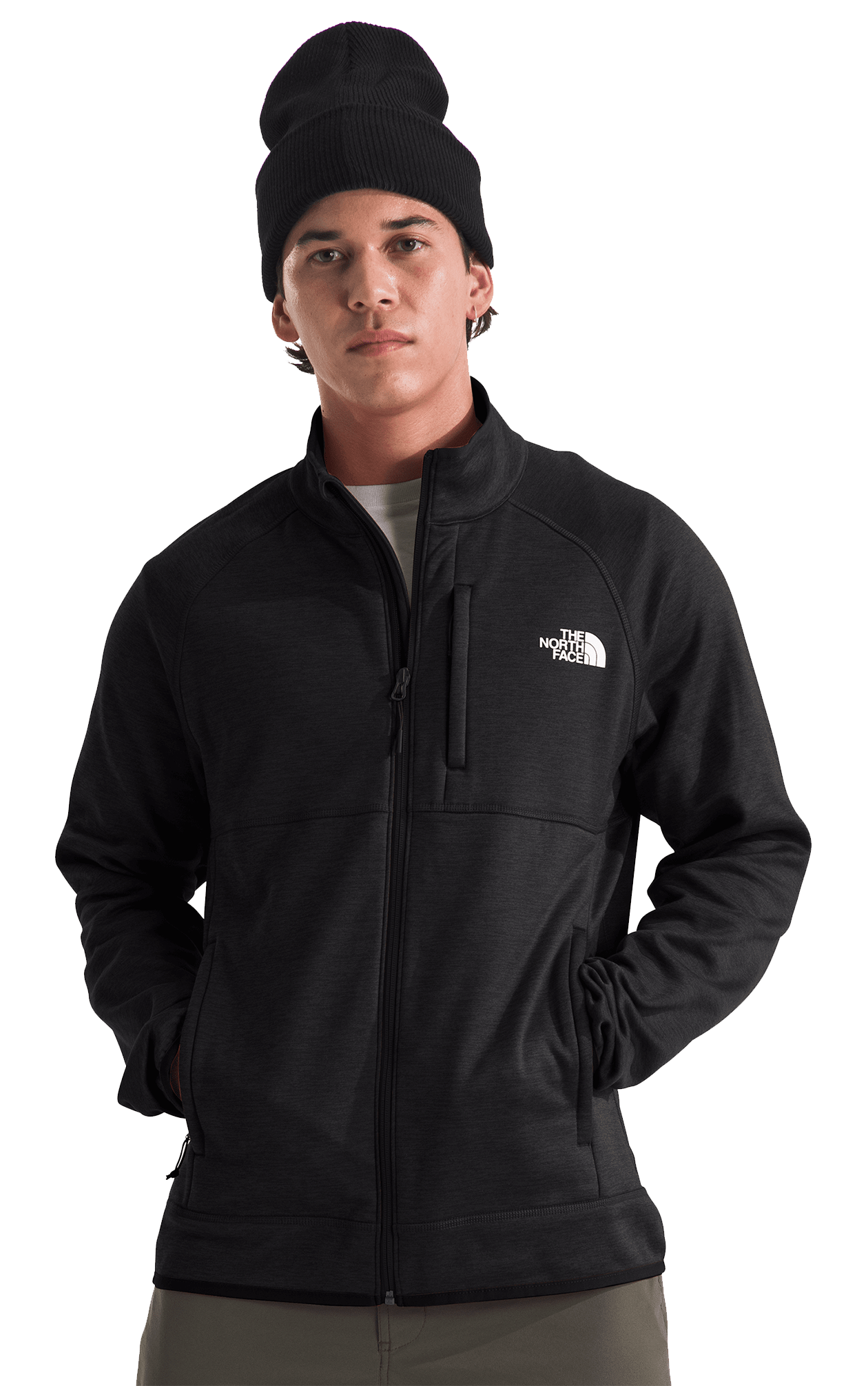 Image of The North Face Canyonlands Full-Zip Jacket for Men - Black - S