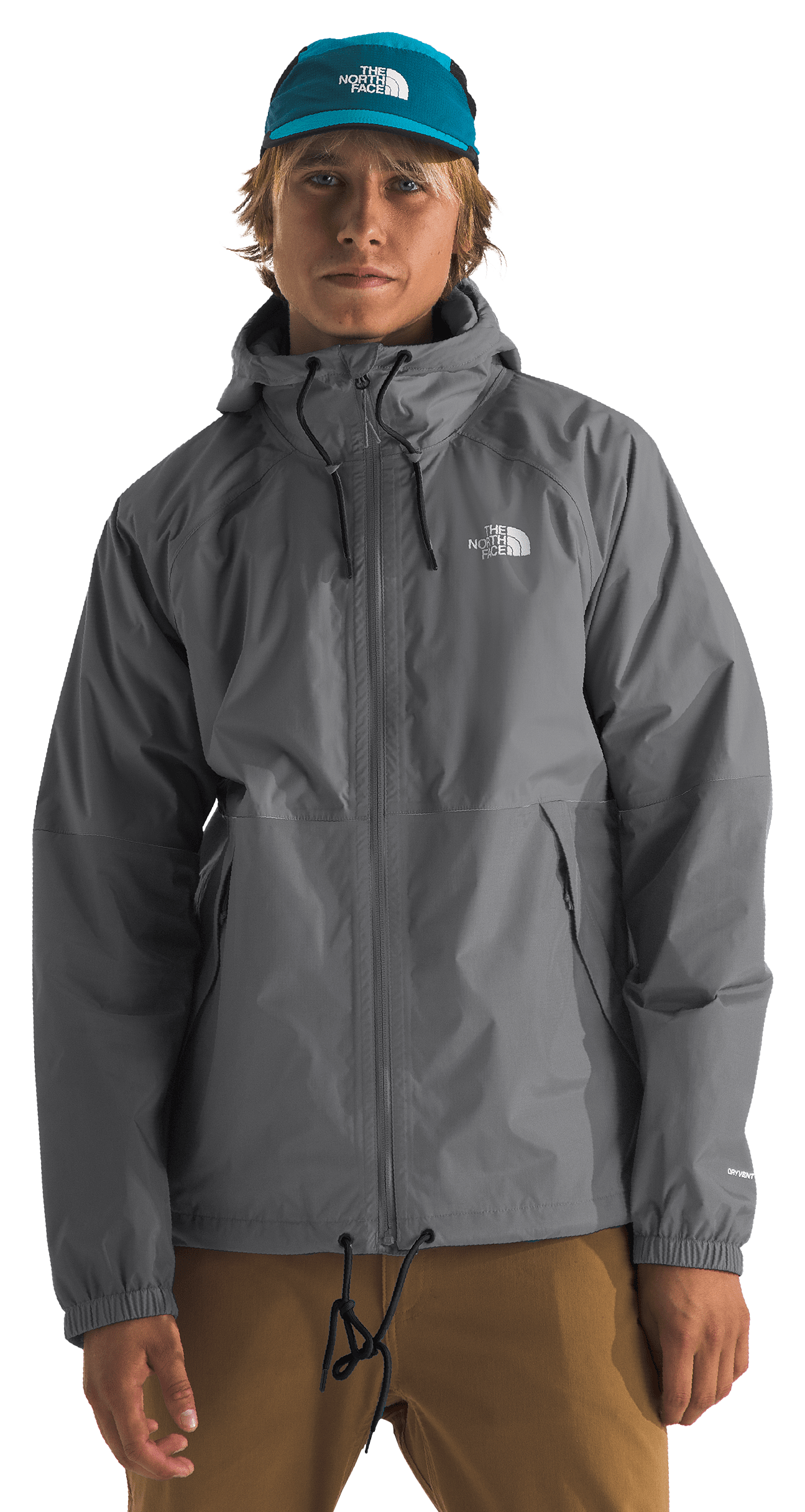 Image of The North Face Antora Rain Full-Zip Hoodie - Smoked Pearl