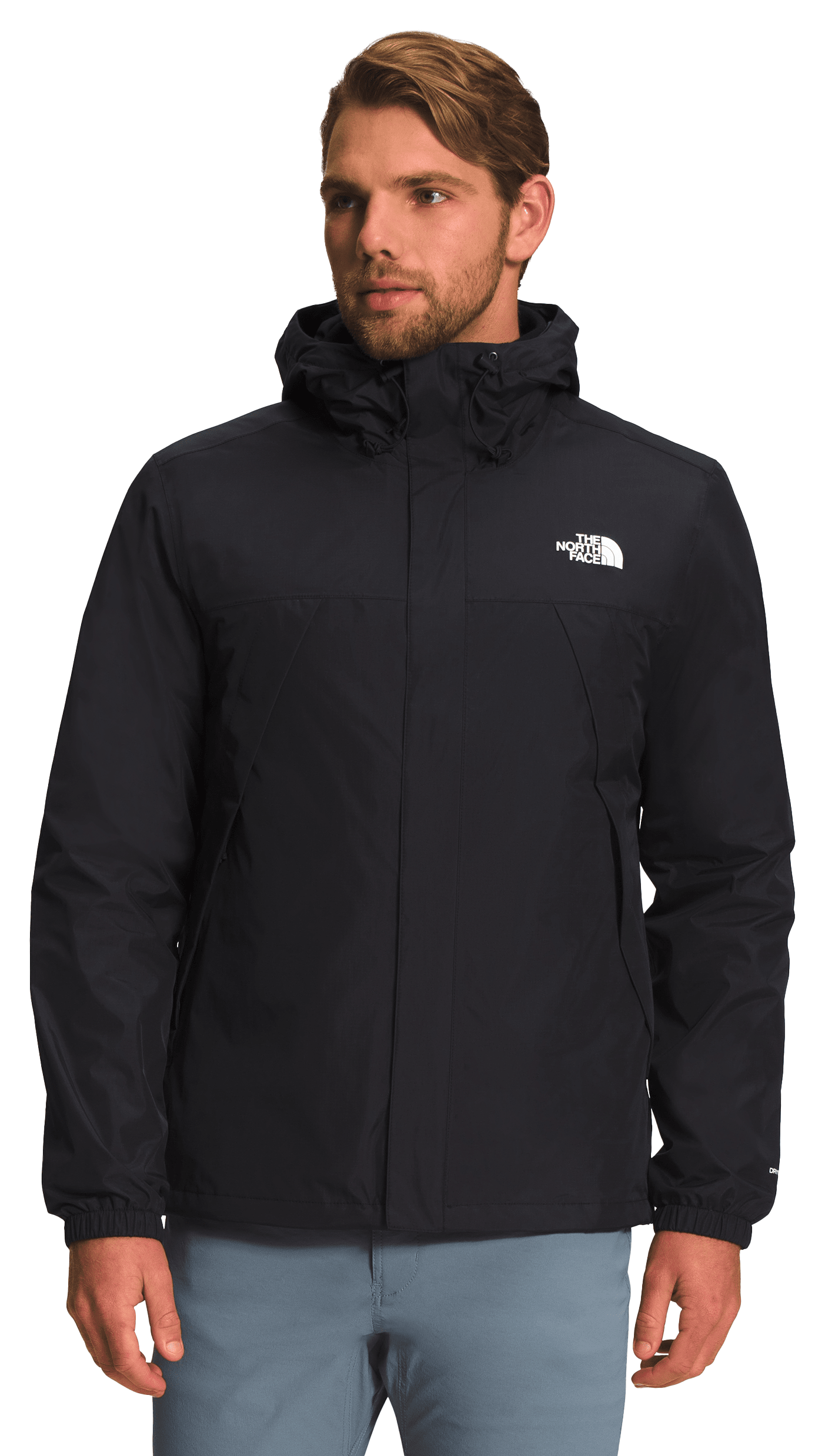 Image of The North Face Antora Triclimate Rain Jacket - TNF Black/Vanadis Grey - M
