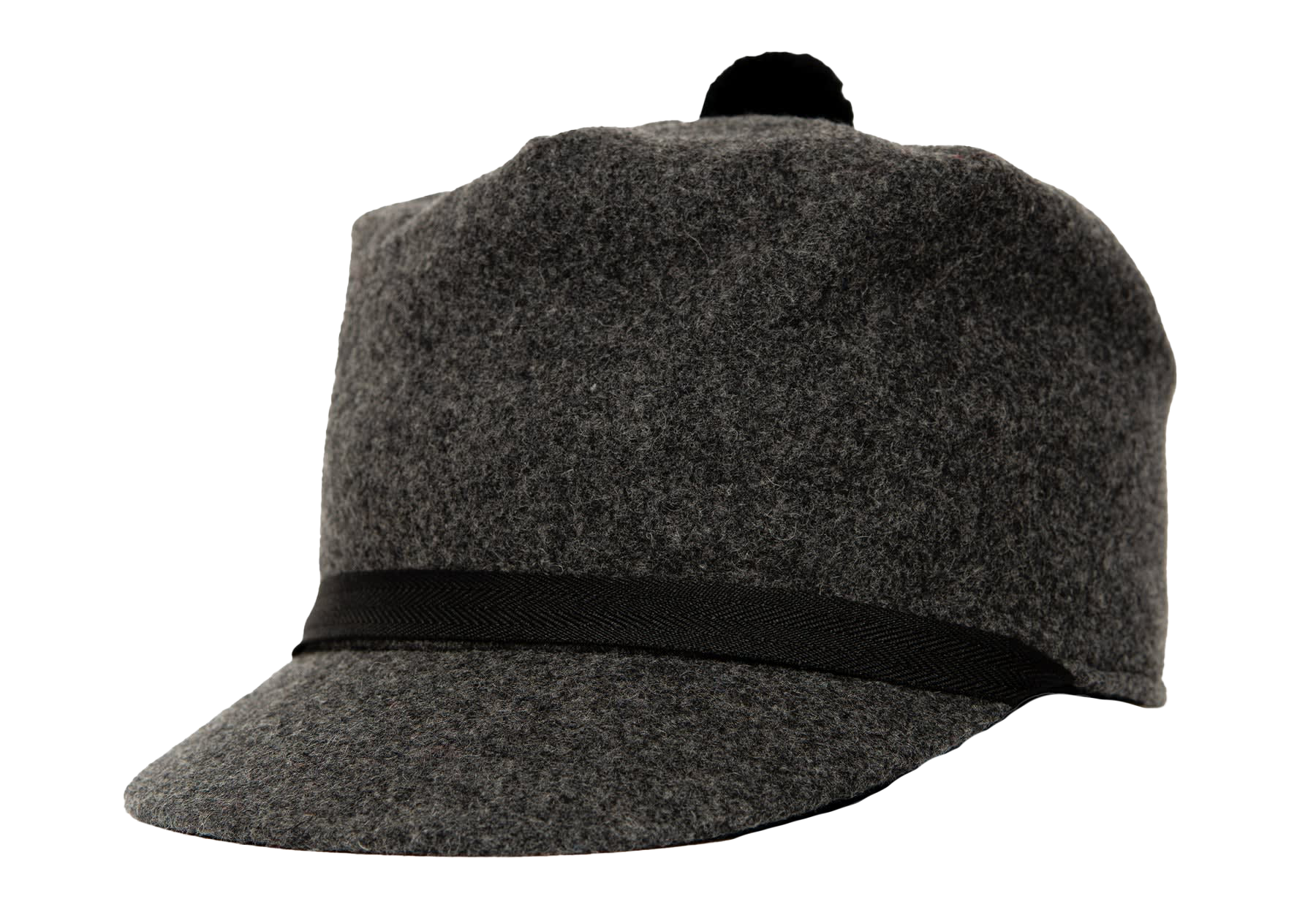 Image of Crown Cap Melton Stockman Cap - Gray