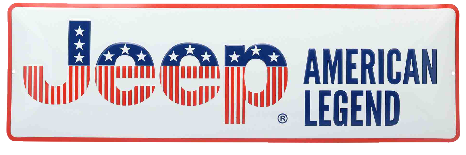 Image of Open Road Brands Jeep American Legend Metal Sign