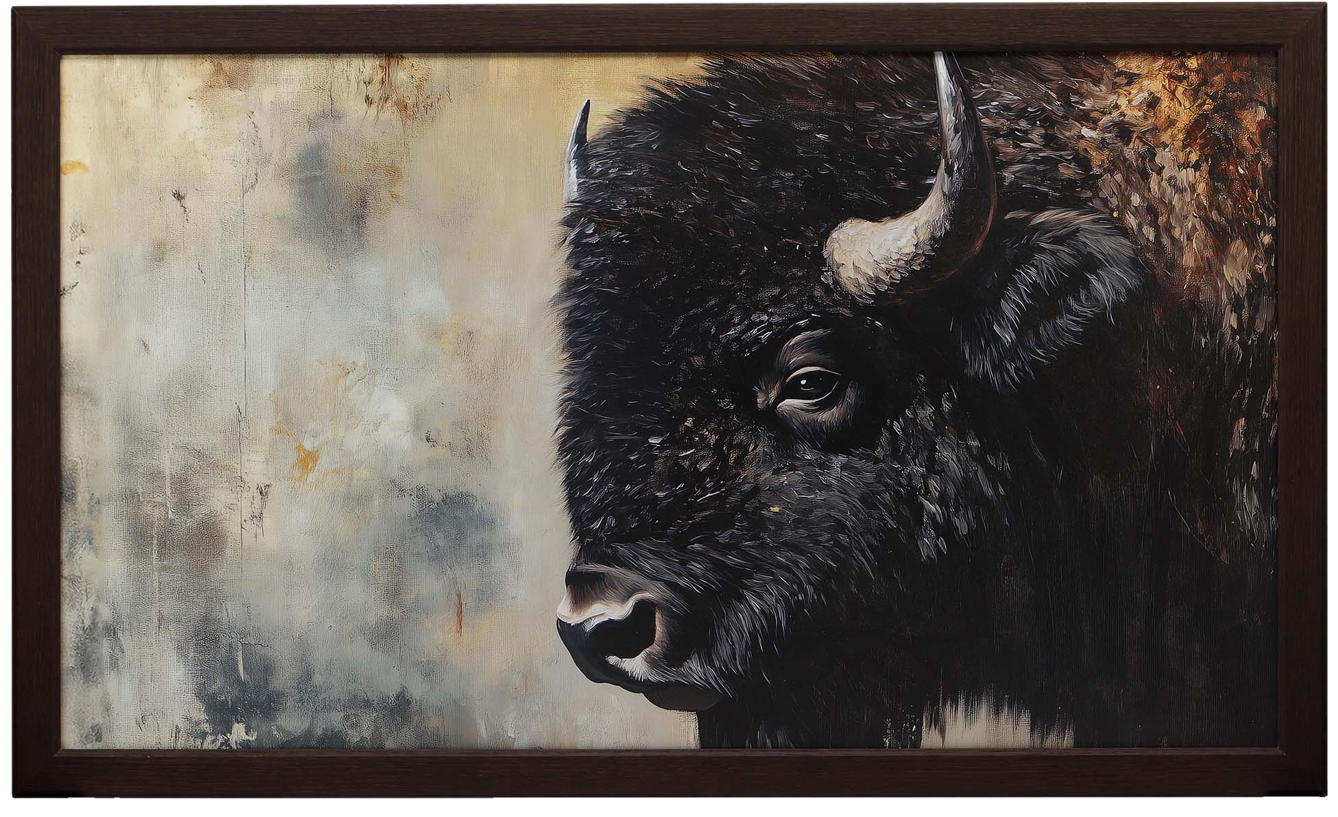 Image of Open Road Brands Buffalo Framed Canvas Wall Art