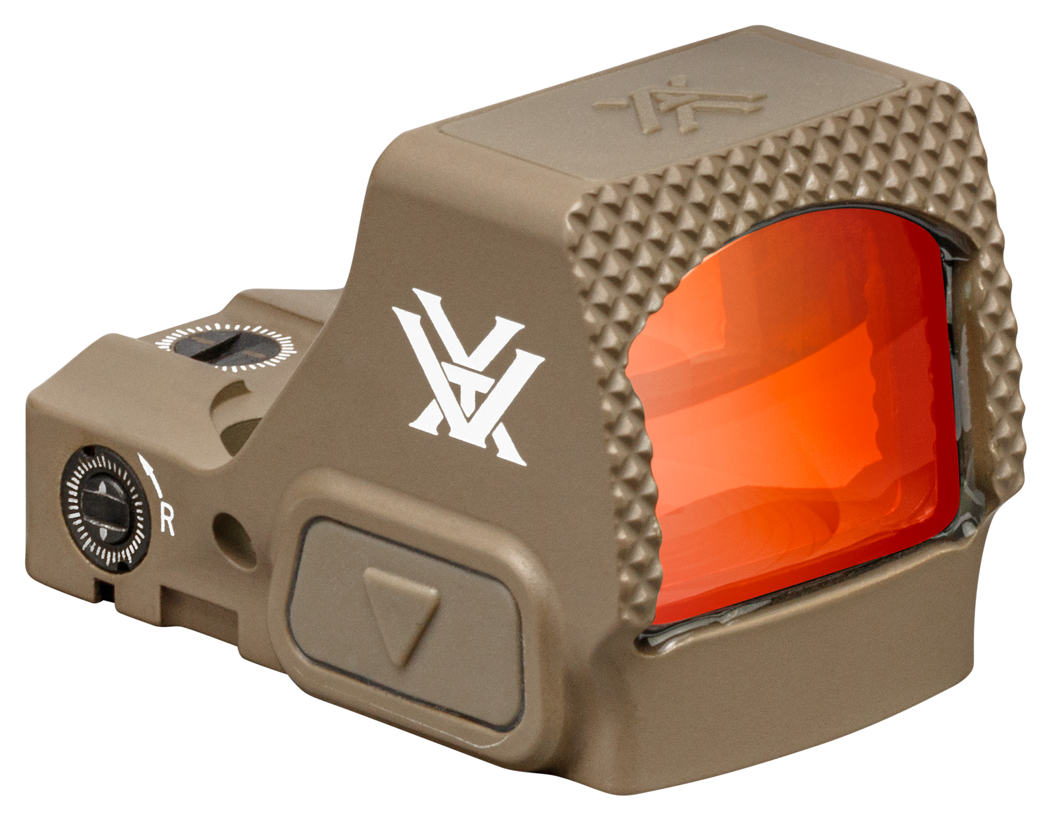 Image of Vortex Defender-ST Reflex Sight - Tan - 3 MOA Dot - Red