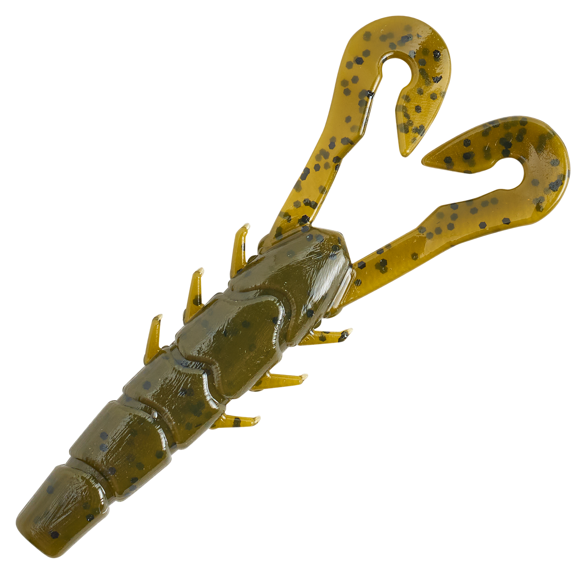 Image of Bio Bait Brawny Craw Bulk Bag - Green Pumpkin