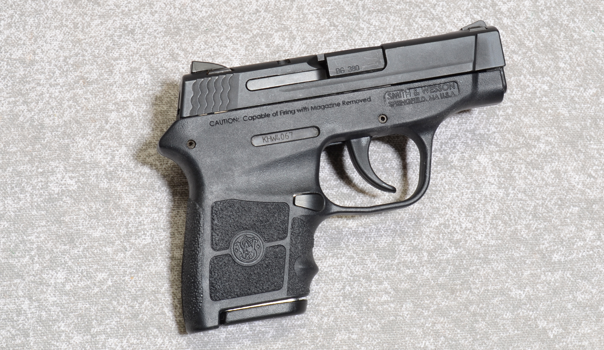 Image of Smith & Wesson M&P Bodyguard 380 Pistol, .380 Auto, 3/4 lb.