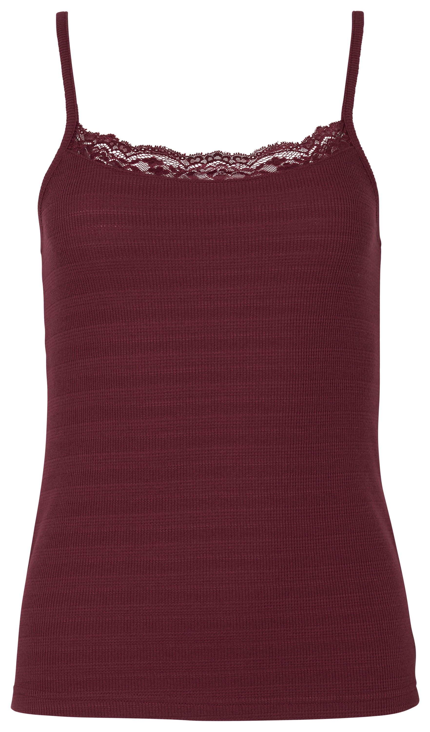 Image of RedHead Ranch Lace Camisole - Burgundy