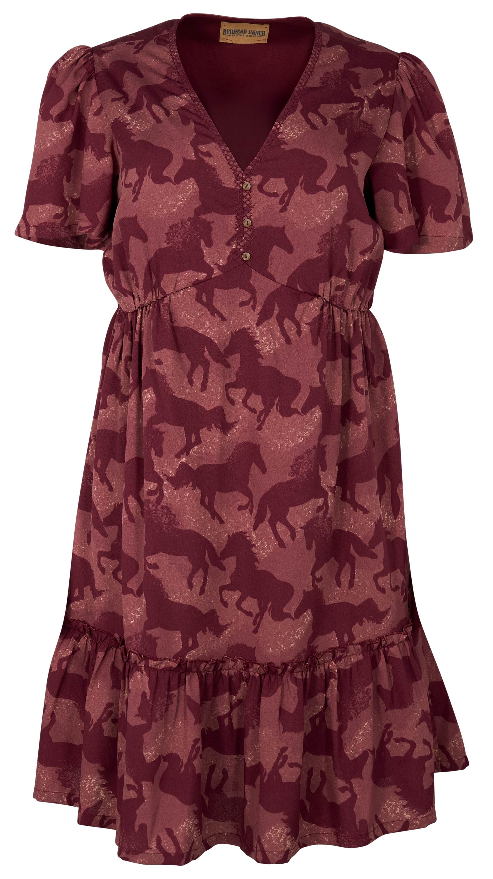 Image of RedHead Ranch Baby Doll Dress - Wild Ginger Horses