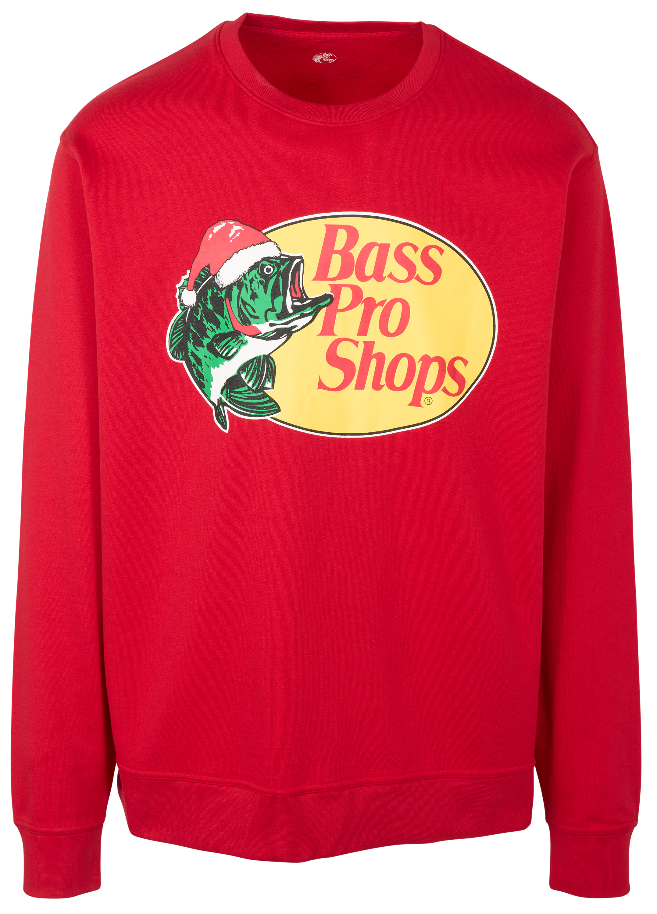 BASS PRO SHOPS Santa Bass Christmas Sweatshirt for Adults