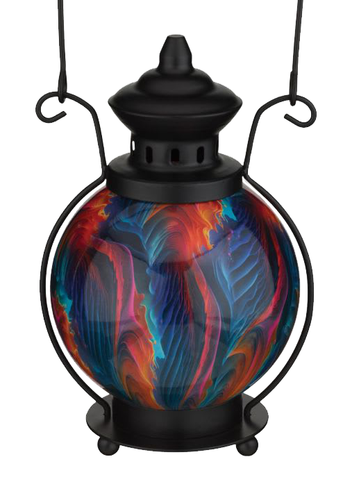 Image of Regal Art and Gift Swirl LED Lantern - Multi