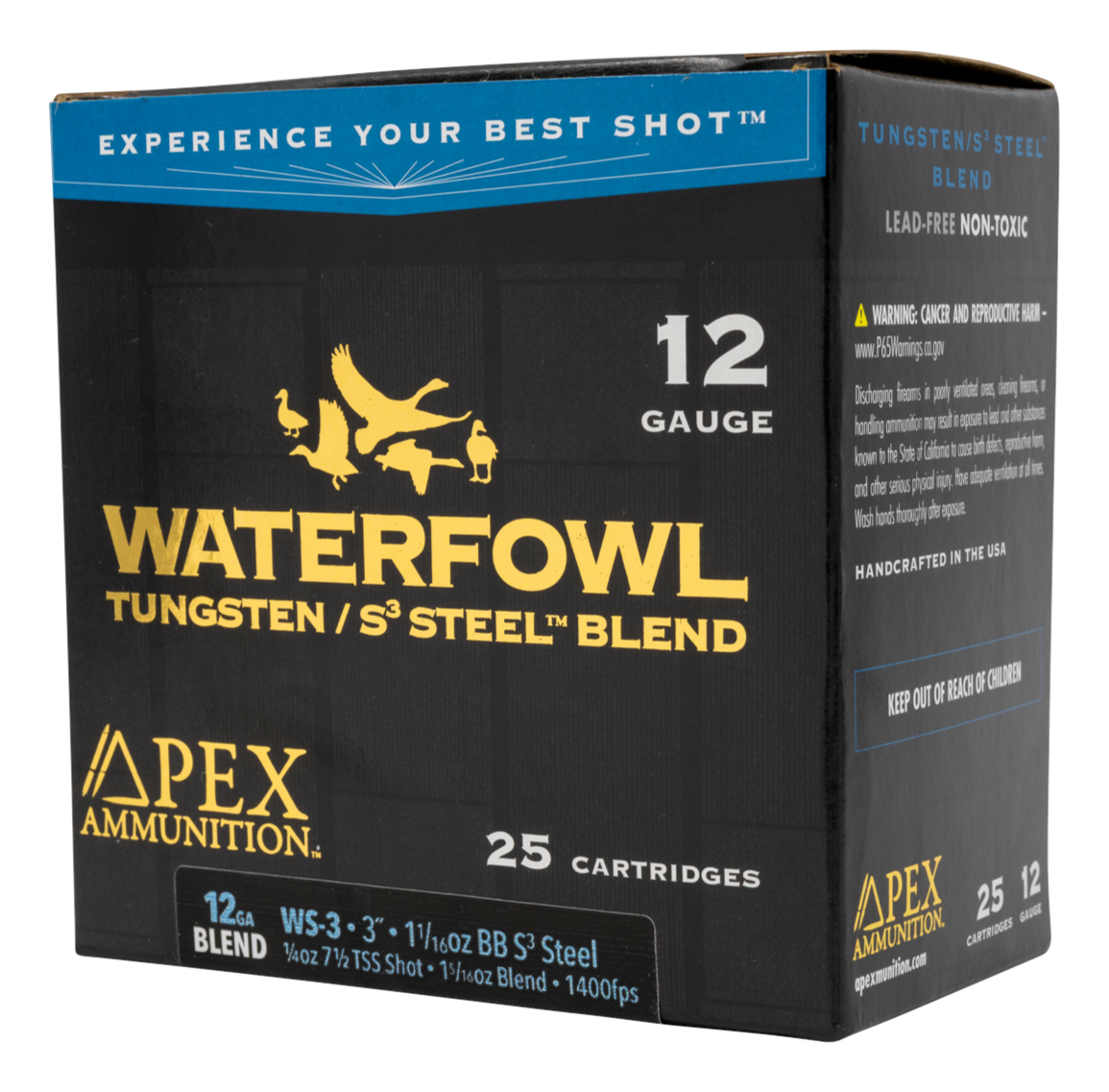 Image of "Apex Ammunition Waterfowl TSS/S3 Steel Blend 12-Ga. 3"" 1-5/16 oz. Shotshells"