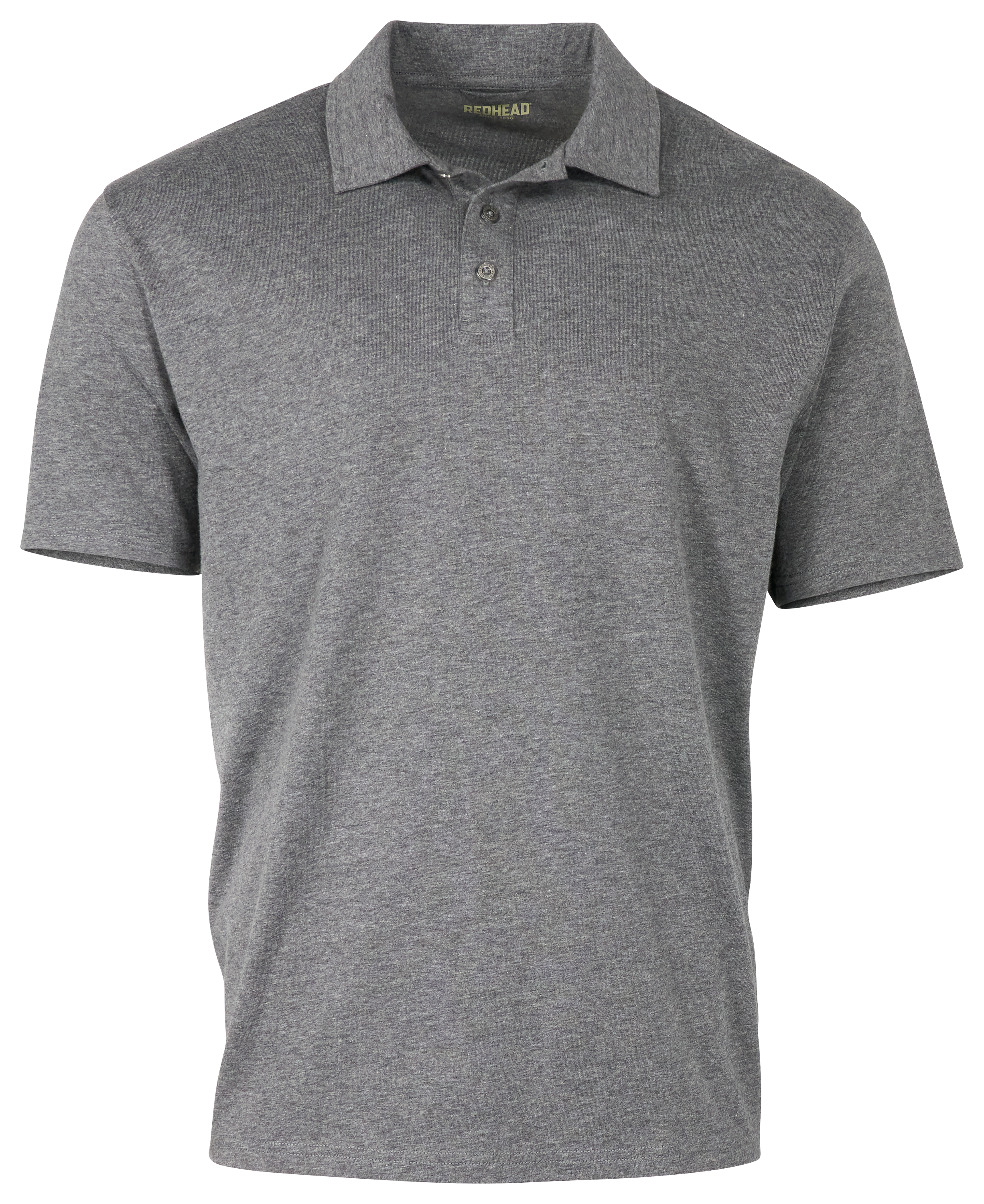 Image of RedHead Traditions Short-Sleeve Polo Shirt - Granite Heather