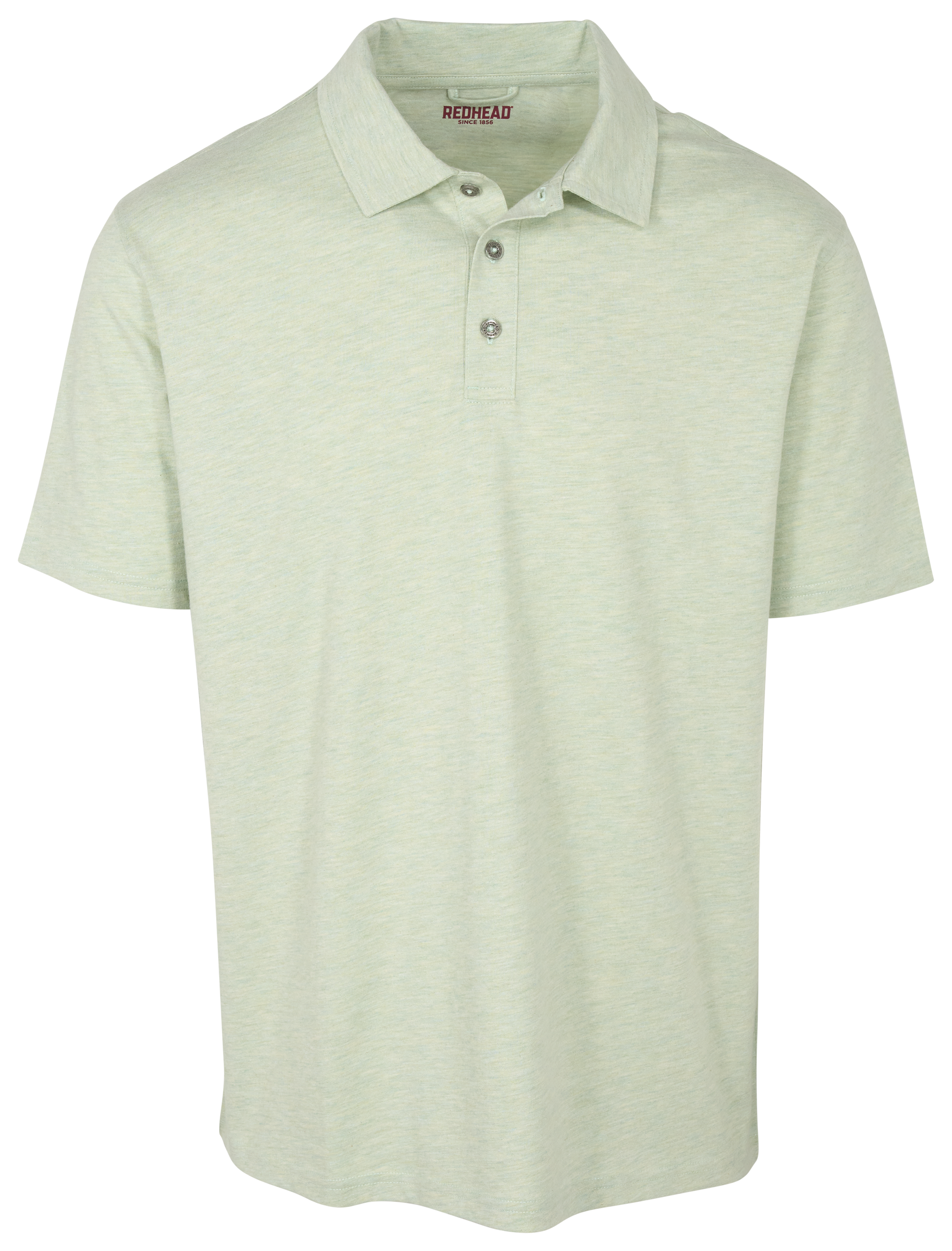 Image of RedHead Traditions Short-Sleeve Polo Shirt - Green Lily Heather