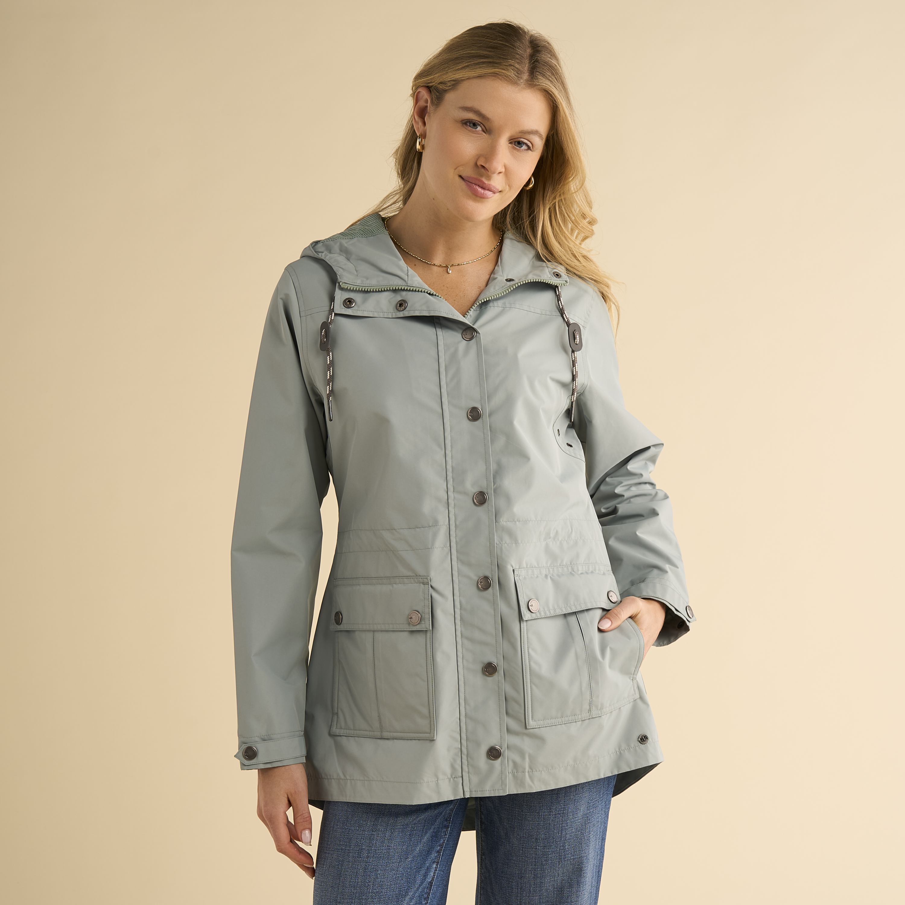Image of Natural Reflections Essential Jacket - Iceberg Green - XL