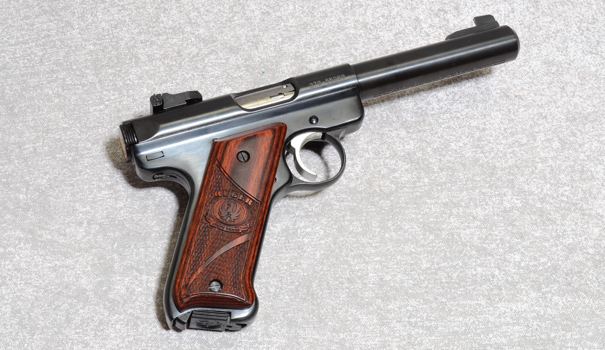 Image of Ruger Mark III Target Pistol, .22 Long Rifle, 5 1/2 Inch Barrel, 2 3/4 lbs.