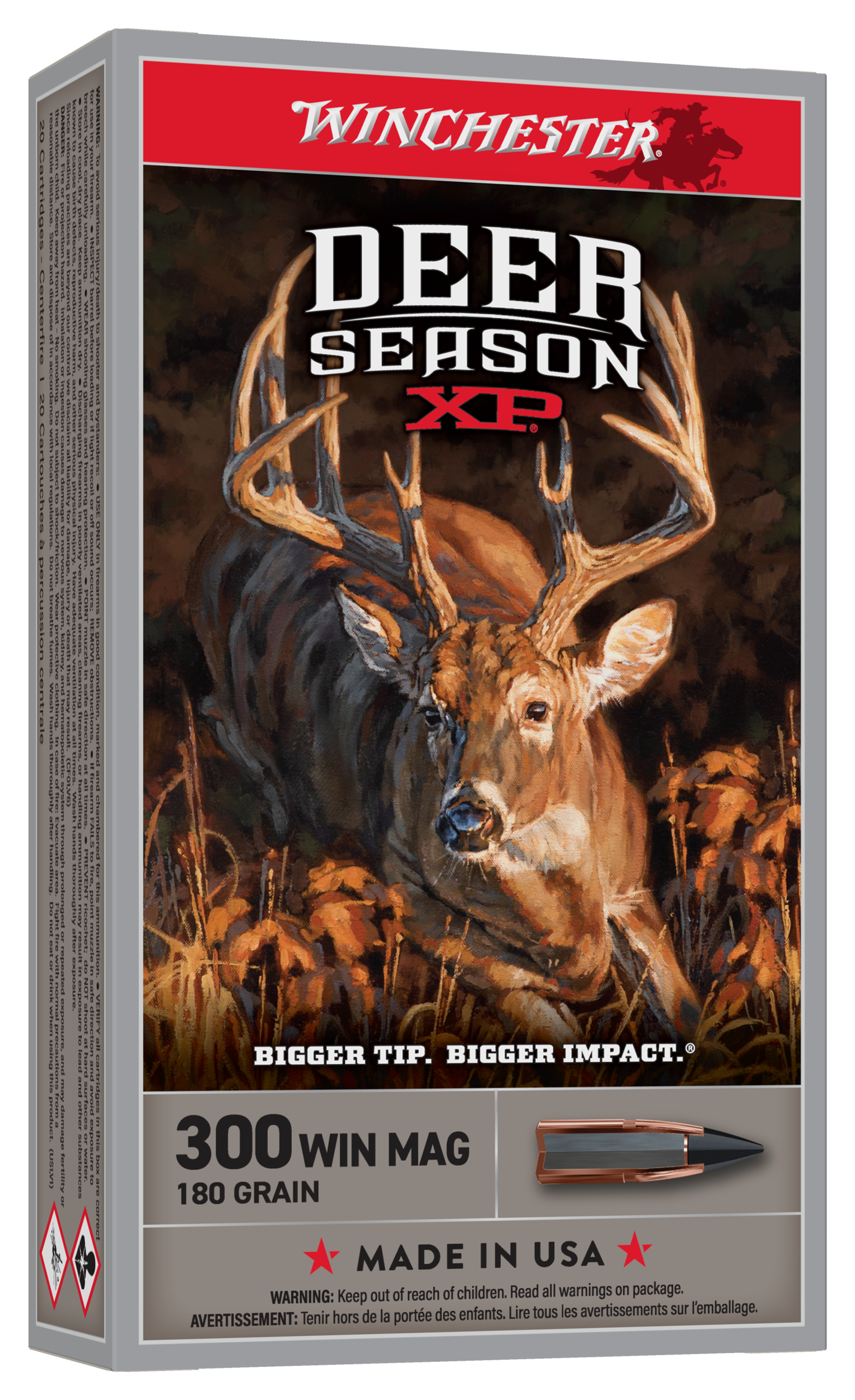 Image of Winchester Deer Season XP .300 Winchester Magnum 180 Grain Centerfire Rifle Ammo