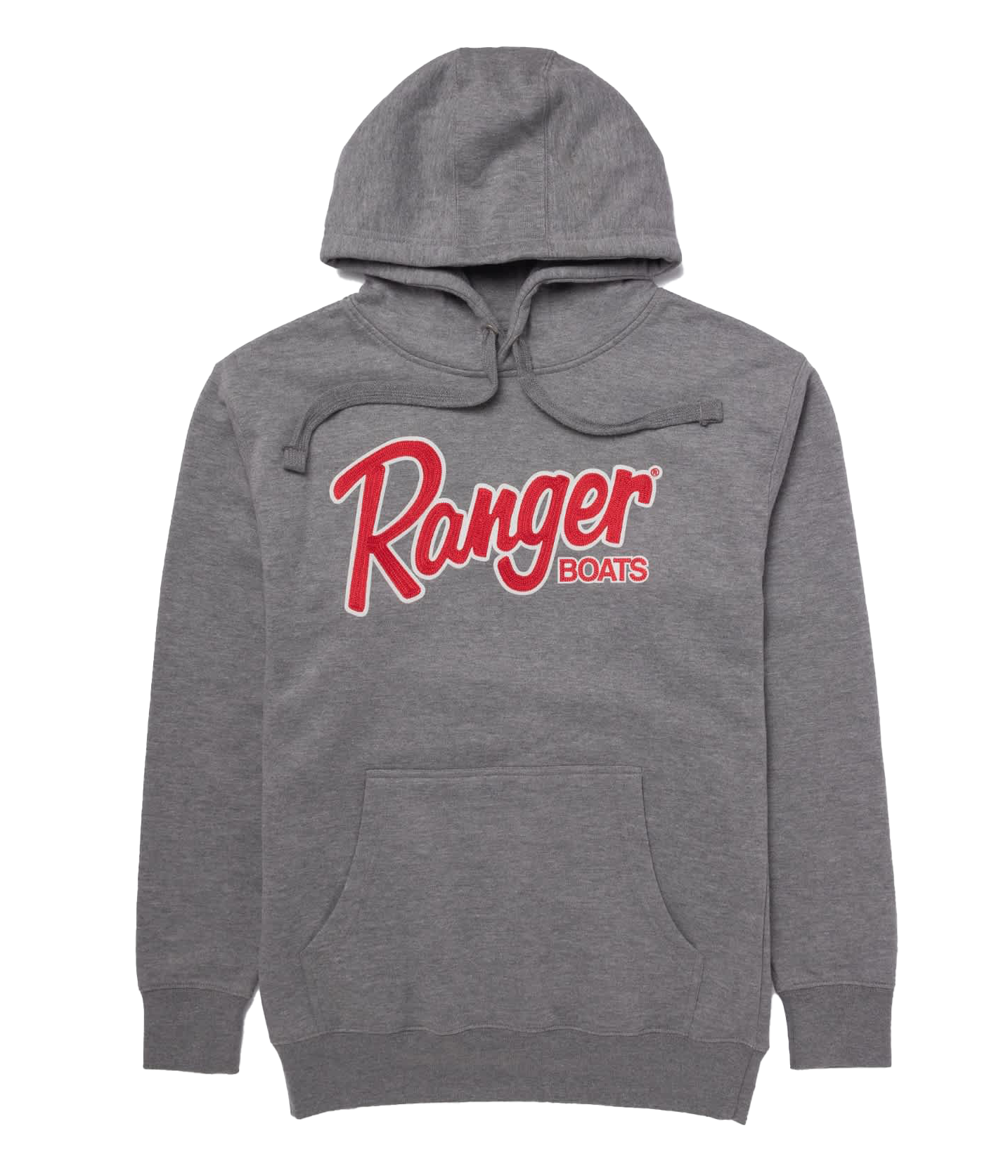 Image of Ranger Boats Logo Hoodie for Men - Carbon Grey - M