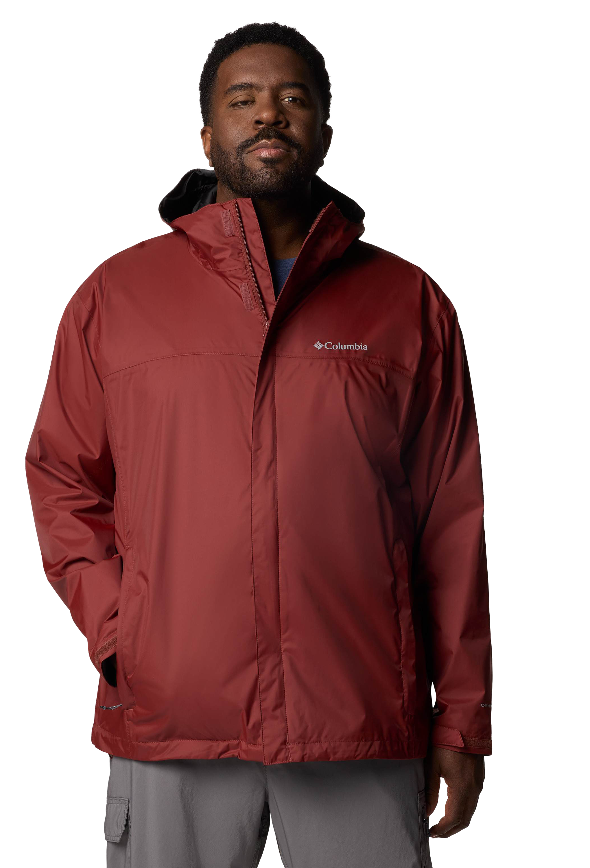 Image of Columbia Watertight II Rain Jacket for Men - Spice - 3X